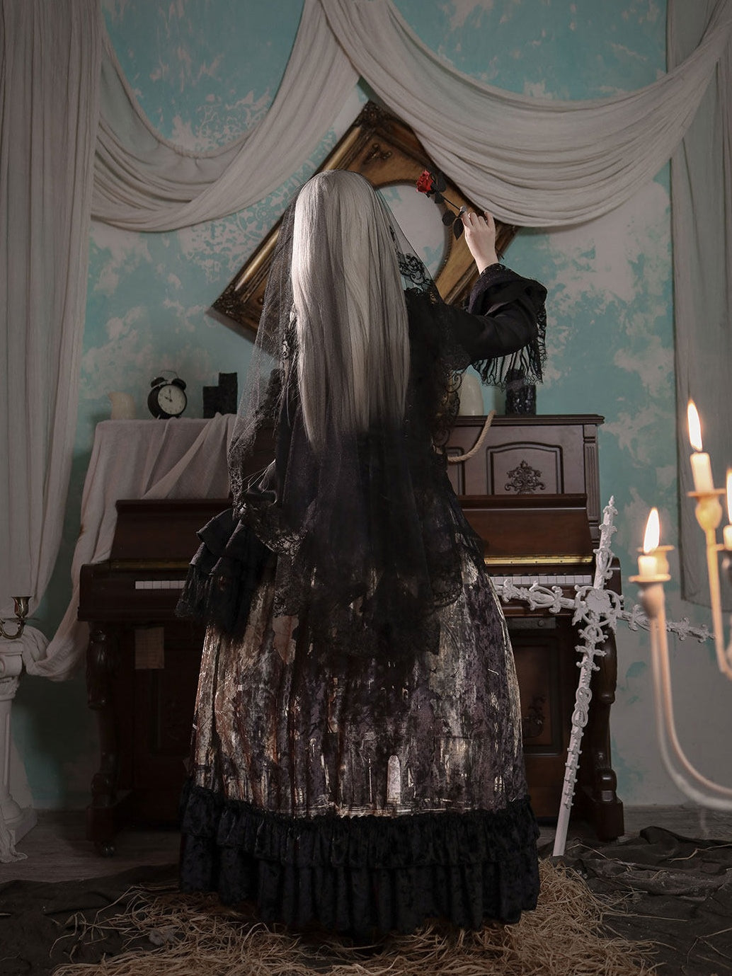 Heretic Nun Gothic Lolita Long JSK Set