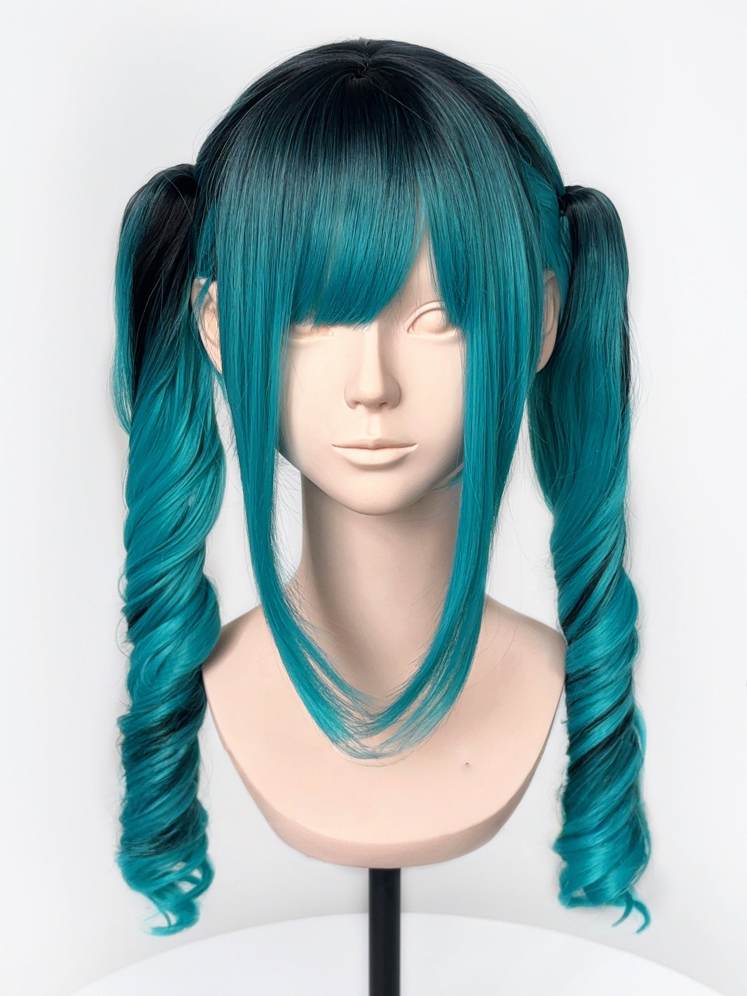 J-Fashion Highlight Wavy Twin Tail Wig