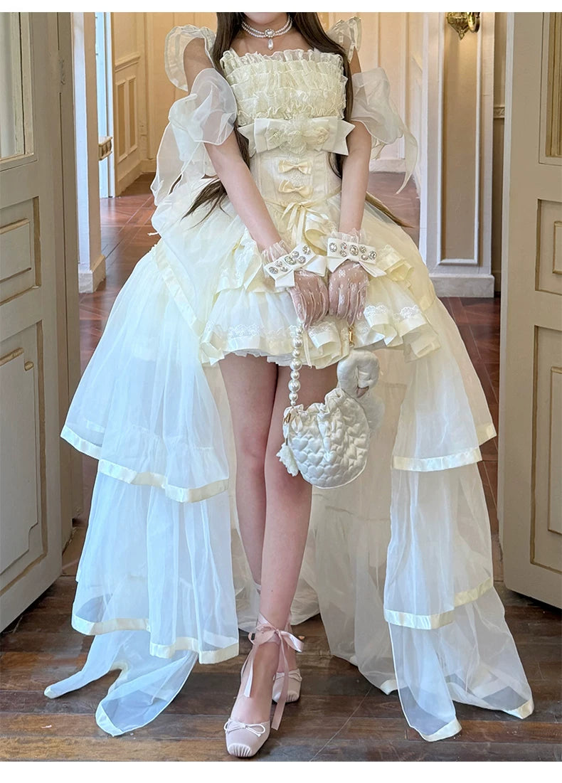 Mousse Love Song Short JSK Ballet Bridal Lolita Dress