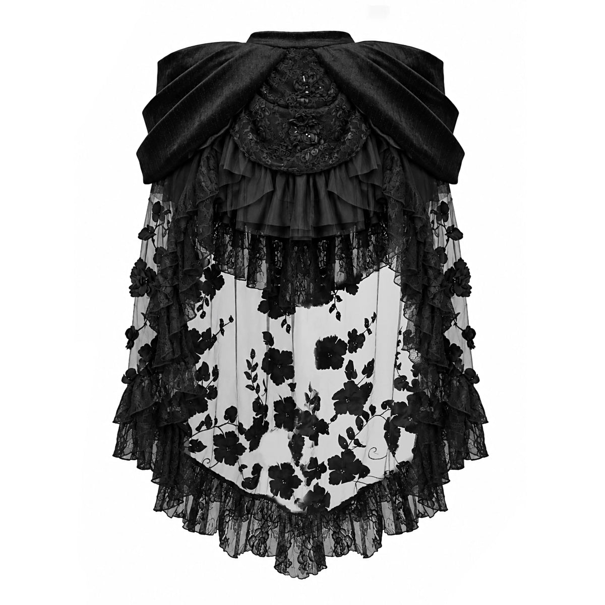Sale at 20:00, Oct 20th. Emerald Night Gothic Halloween Imperial Green Boned Corset & Mermaid Skirt Set