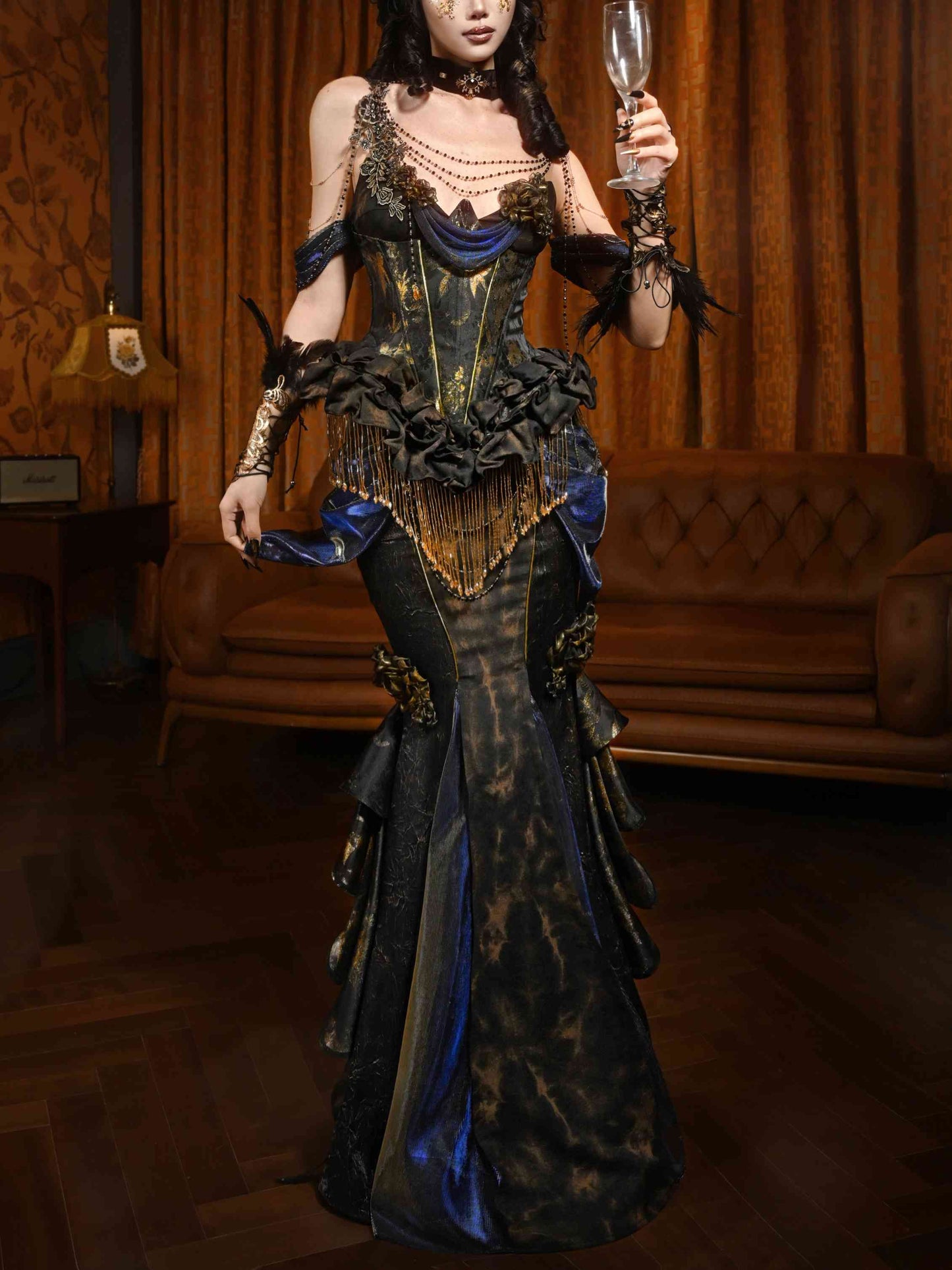 Lolita Gothic Vintage Elegant Set LG1049