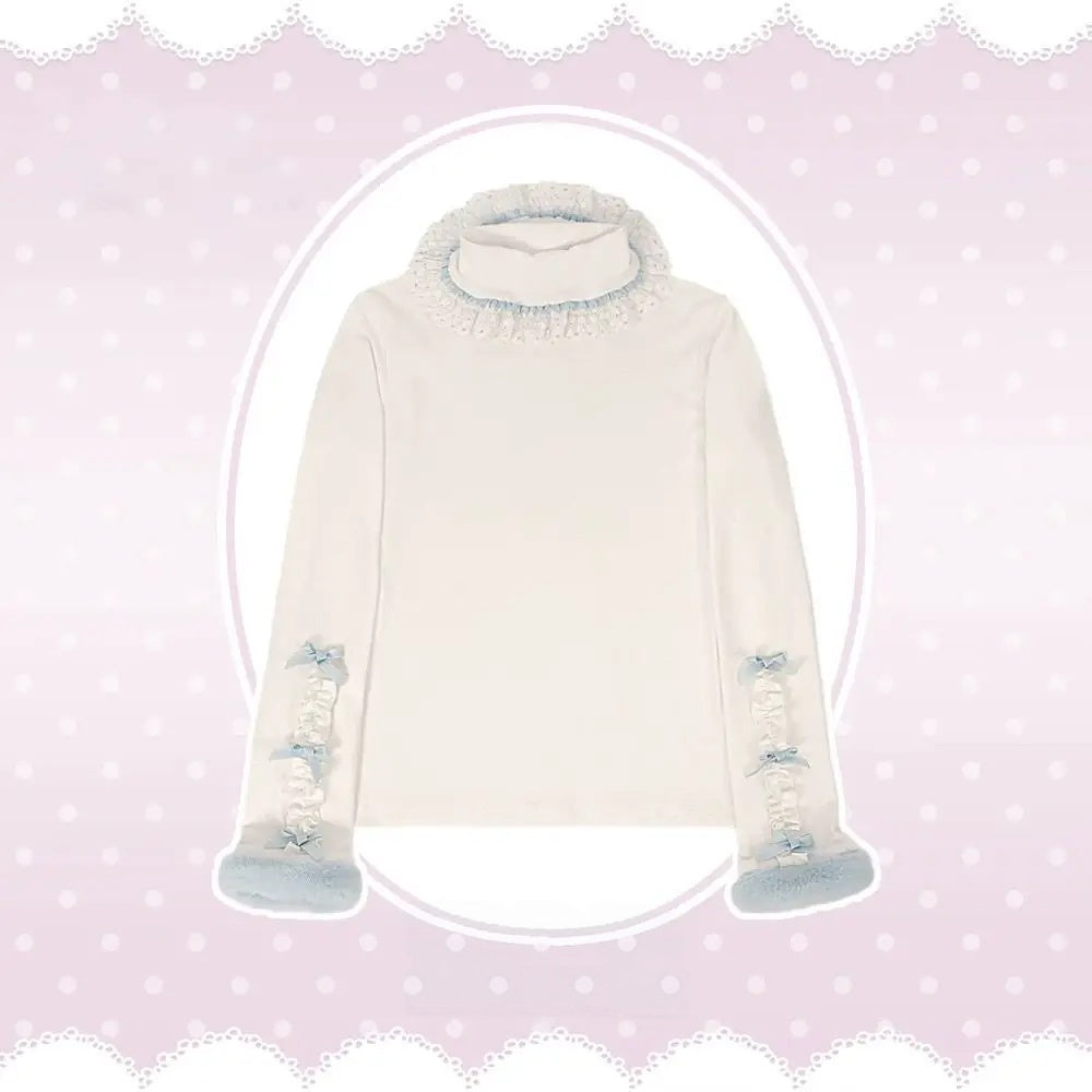 Snow Rabbit Gift Box Lolita Original Sweet Christmas Furry Cape Dress Set