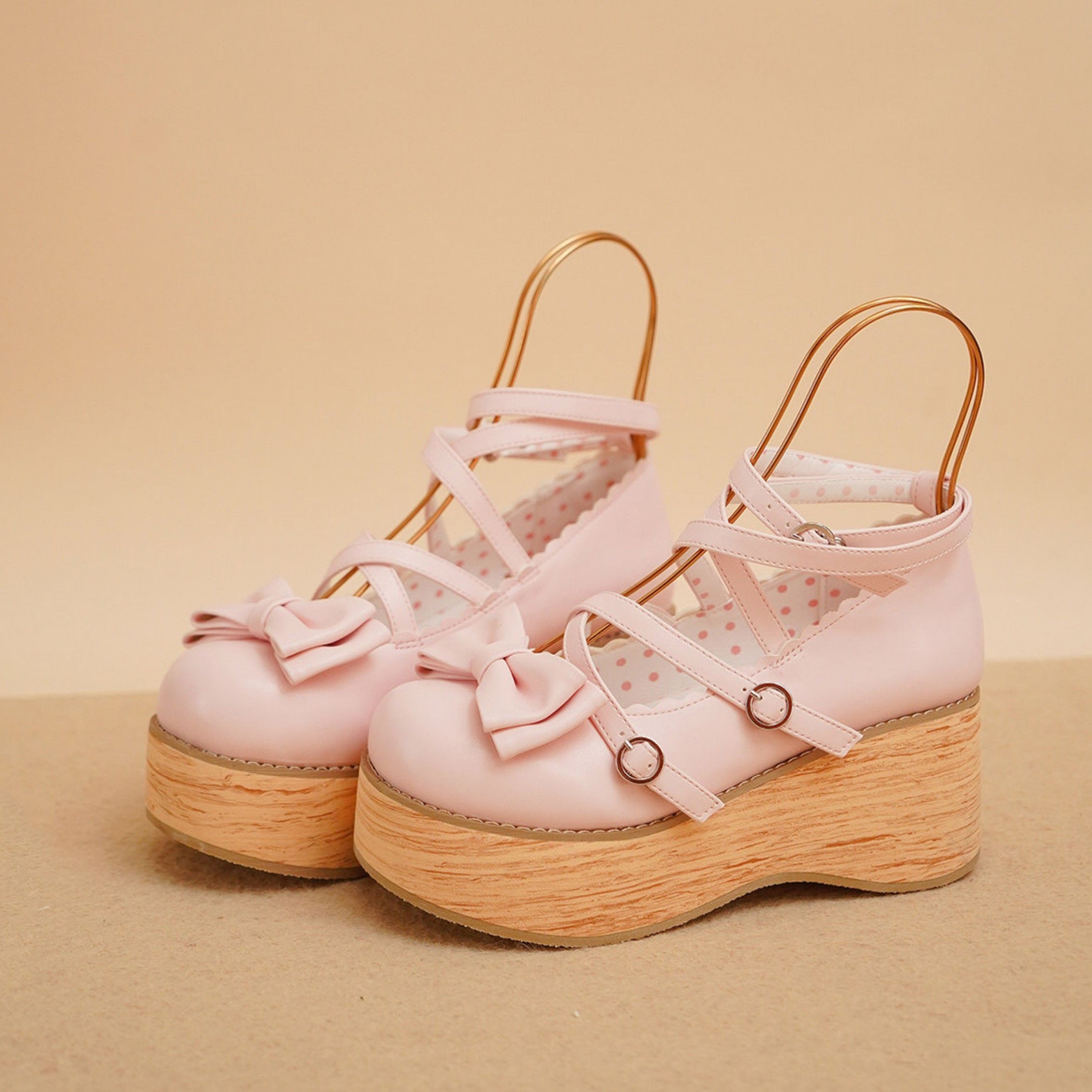 Tarta Tower Japanese Lolita Round‑Toe Platform Shoes