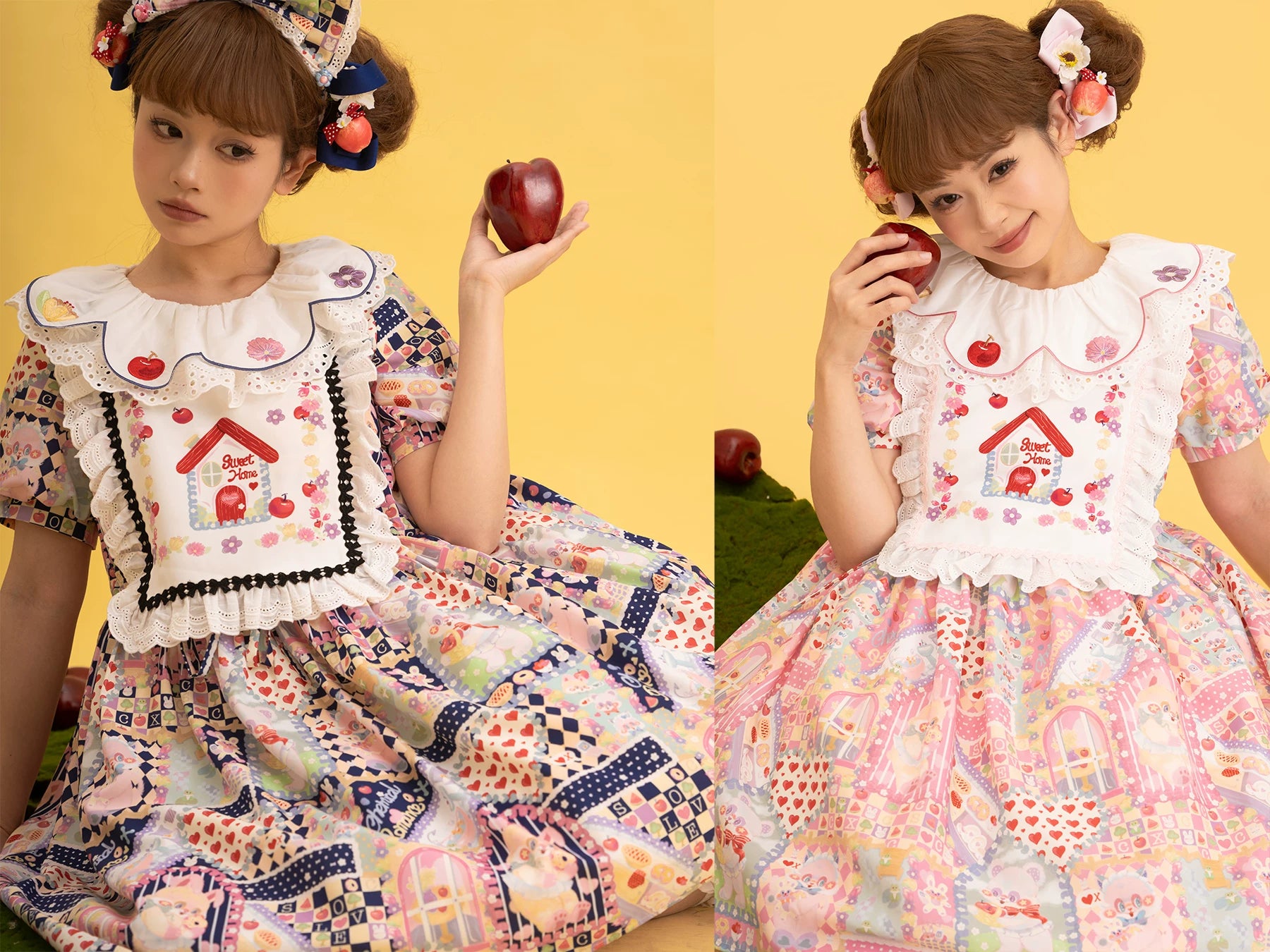 Sweet Home Candy House Print Classic Lolita OP Dress