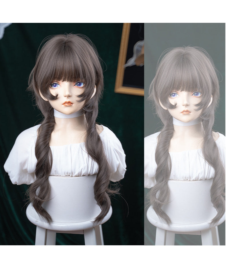 Lolita Cool Brown Long Layered Jellyfish Cut Wig