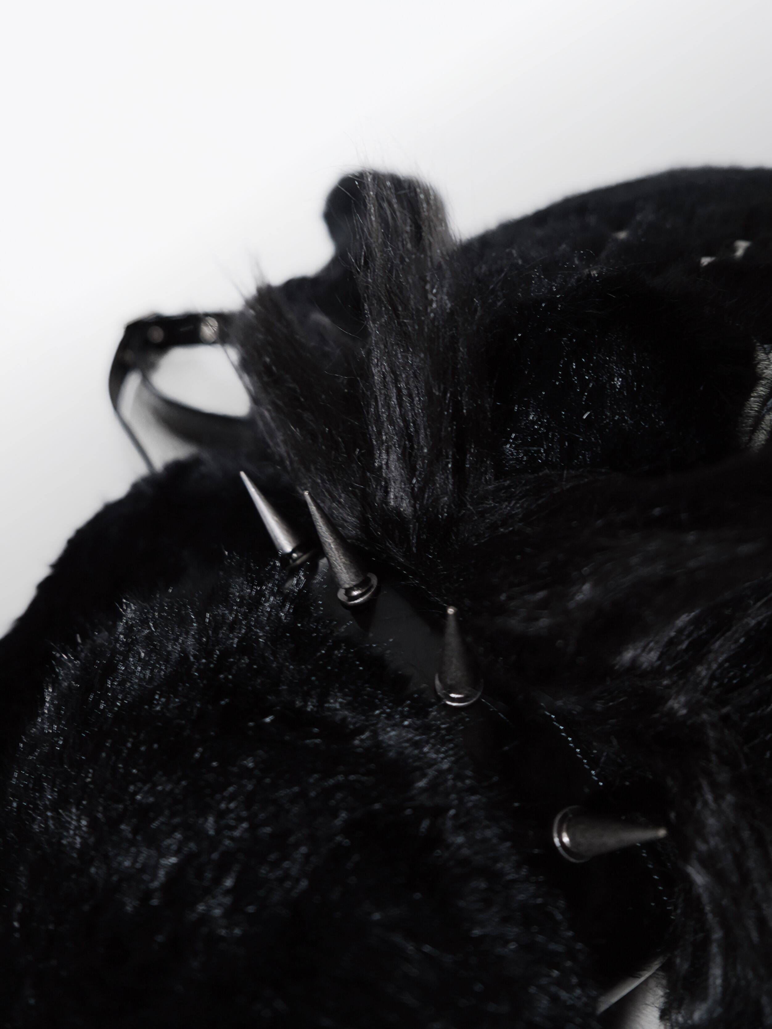 Dark Spider Bag Y2K Punk Dark Spider Leah Plush Spider Bag