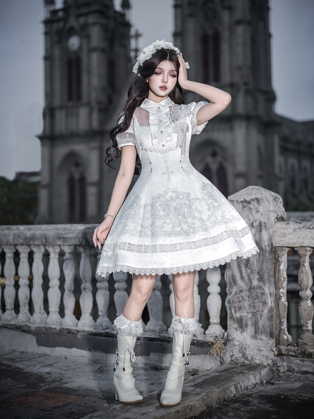 Lace Lily Lolita Classic OP Set