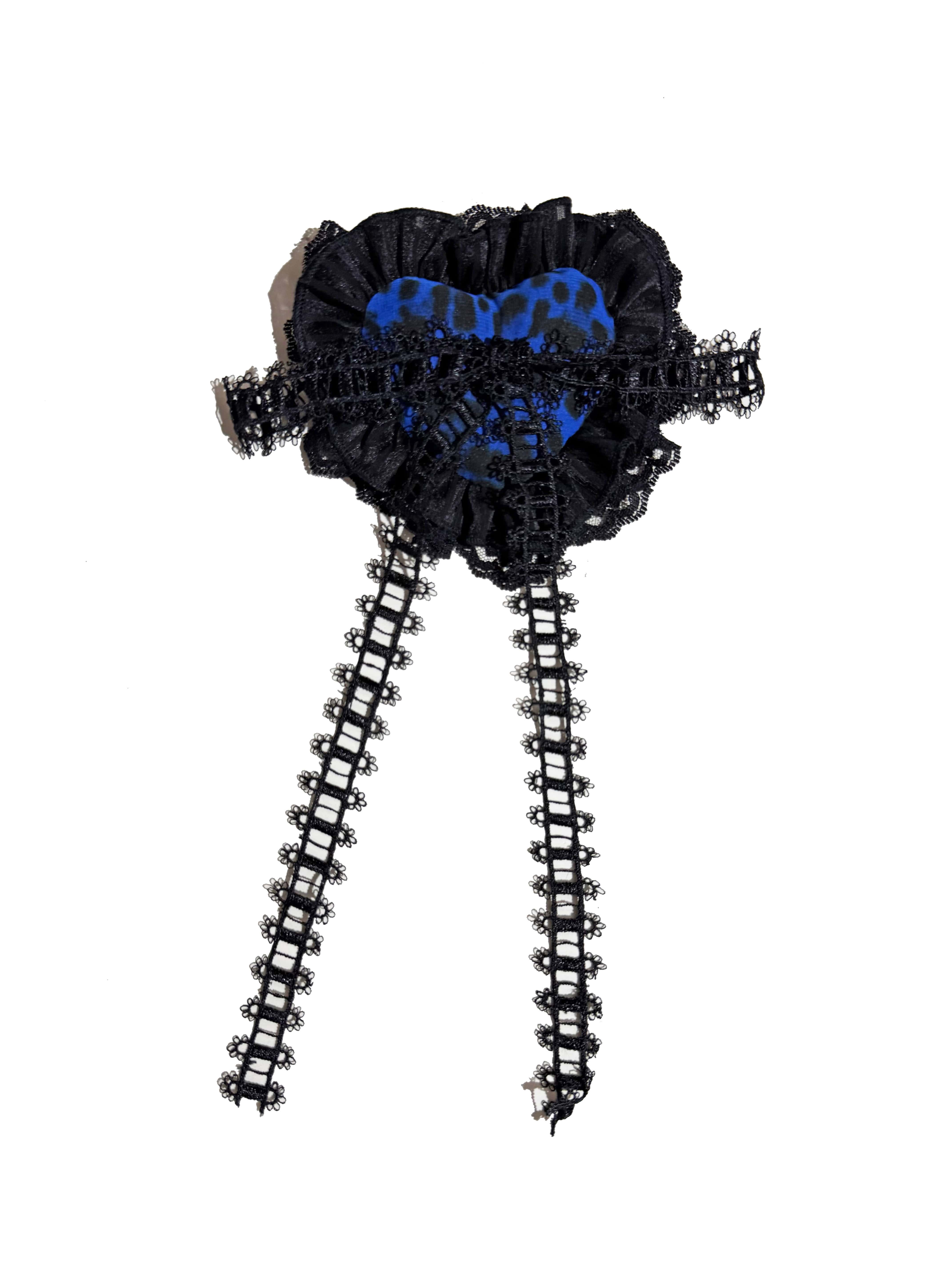 Bengal Cat Gothic Lolita Blue Blouse & Skirt Set