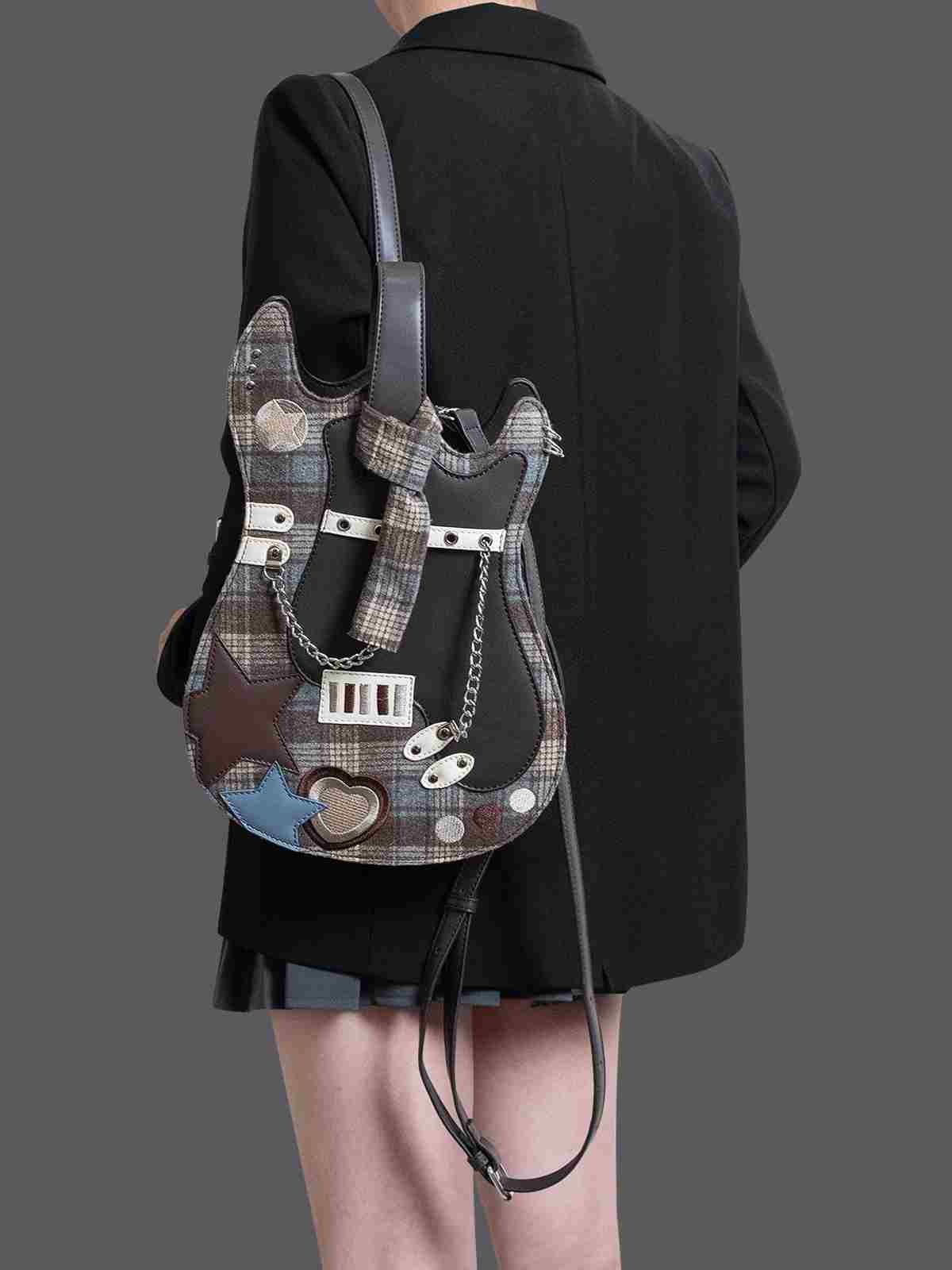 Lolita Punk Goth Guitar Backpack LE8001
