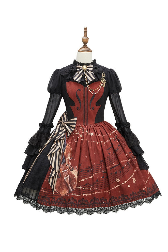 Aria on the G String Lolita Printed OP Dress