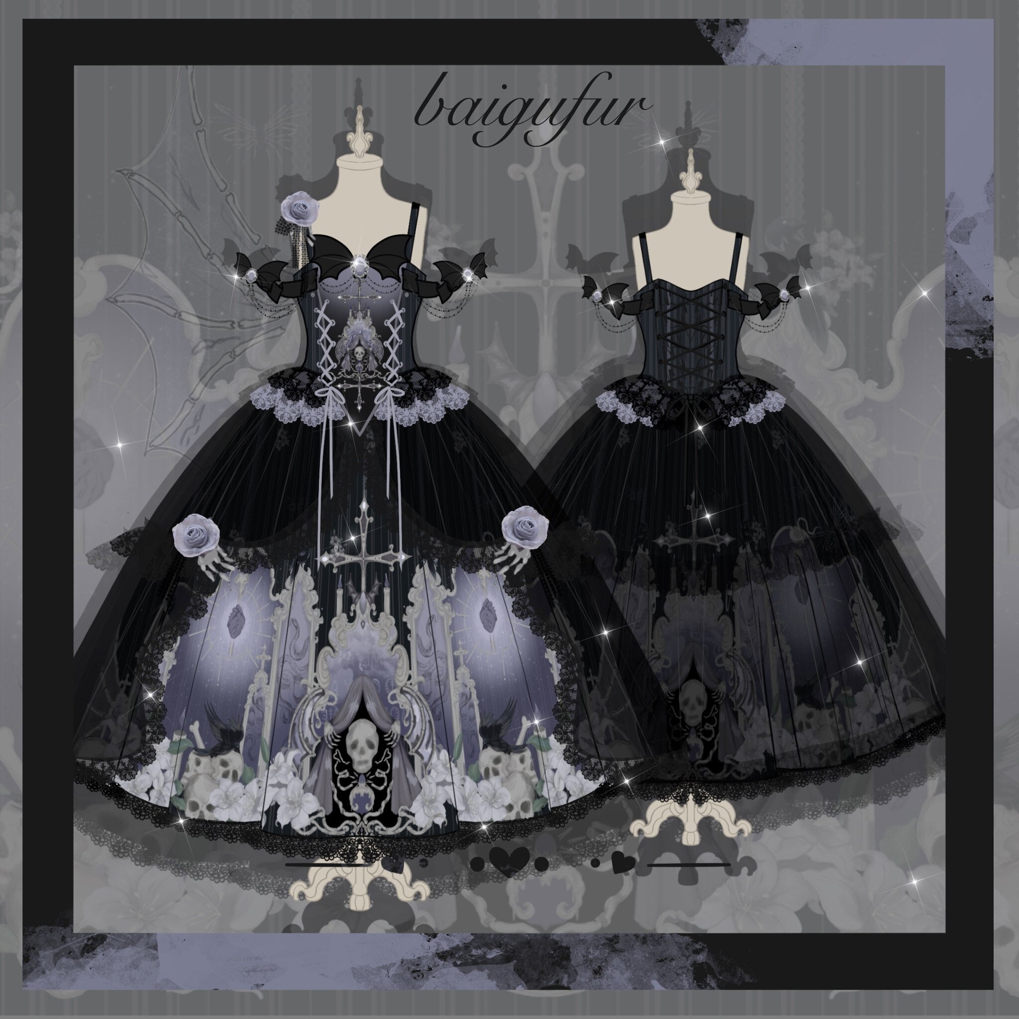 Dry Bone Magic Lolita SK Set