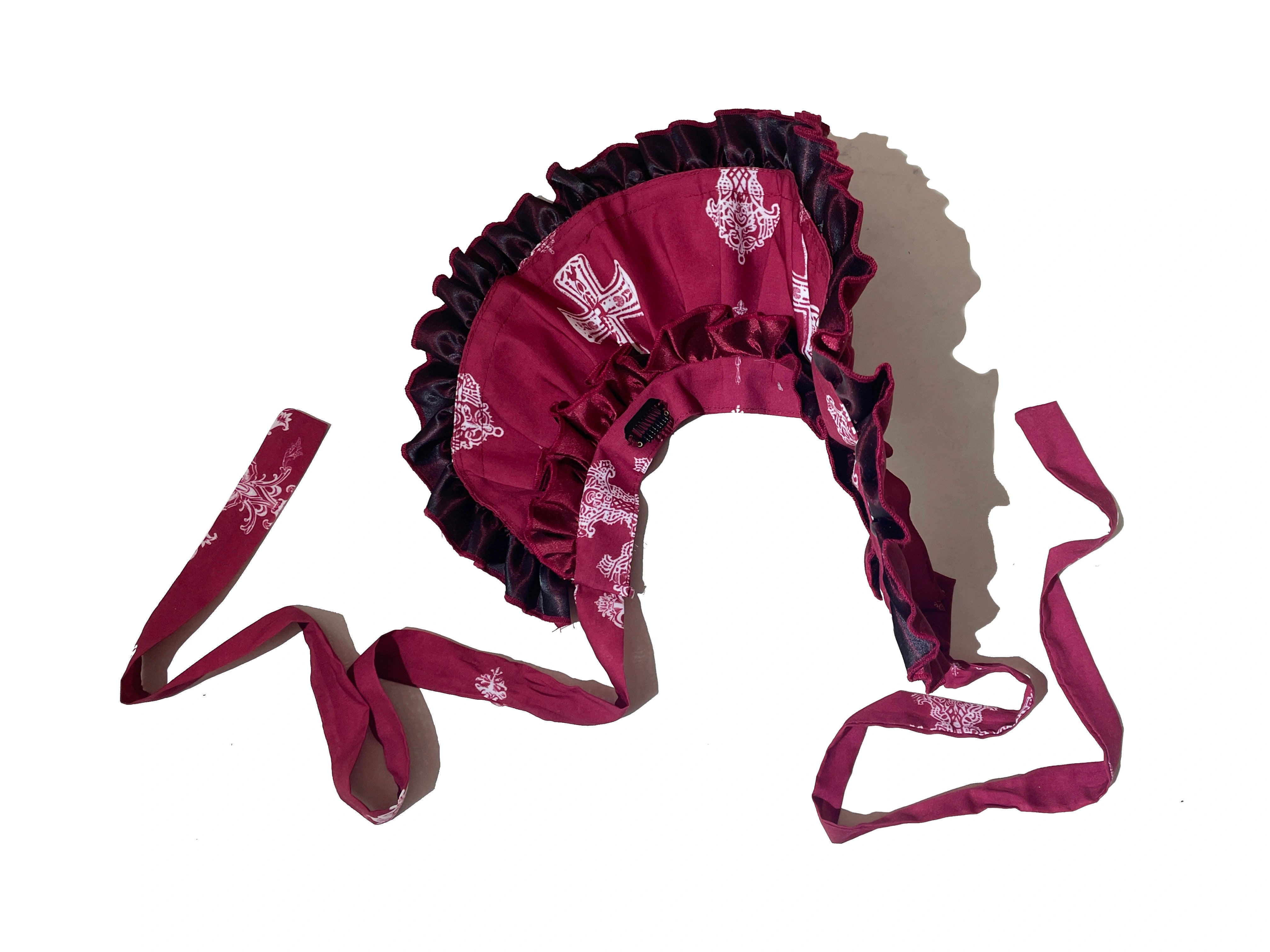 Lace Cross Gothic Lolita JSK Red Set