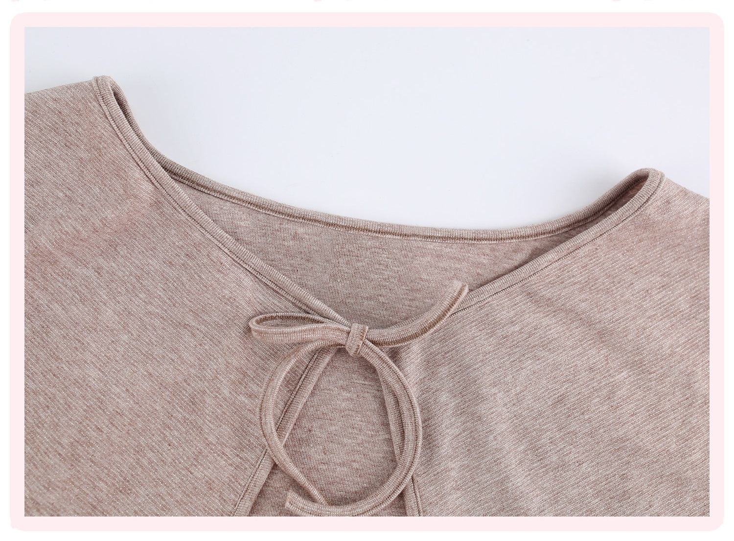 Brown Cardigan White Pink Cami Top Brown Casual Pants Daily Girly Set