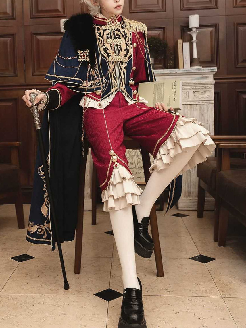 Lolita Royal Glory Ouji Prince Suit with Cape LO1002