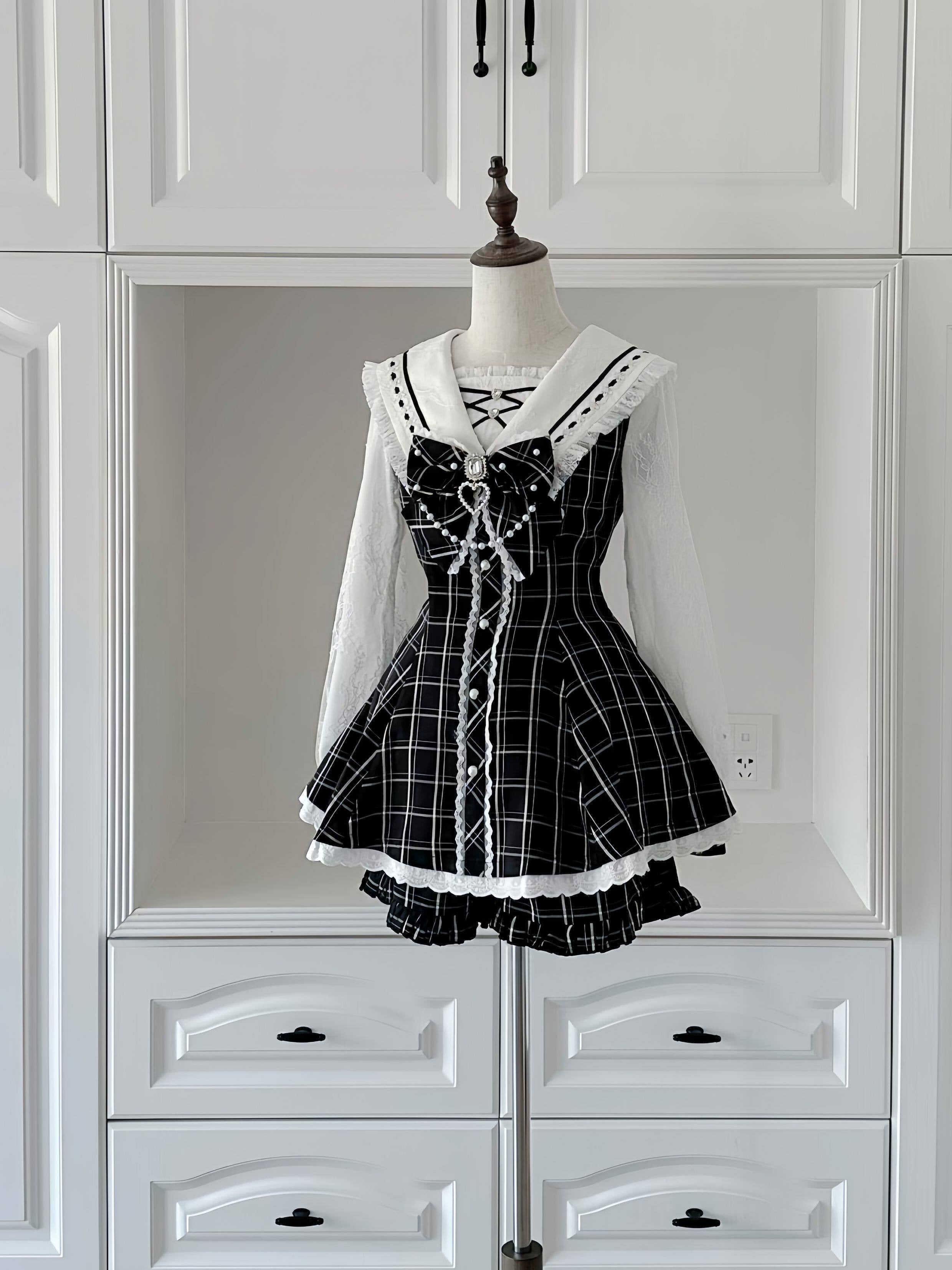 Broken Bear Japanese Long Sleeve & Shorts Set