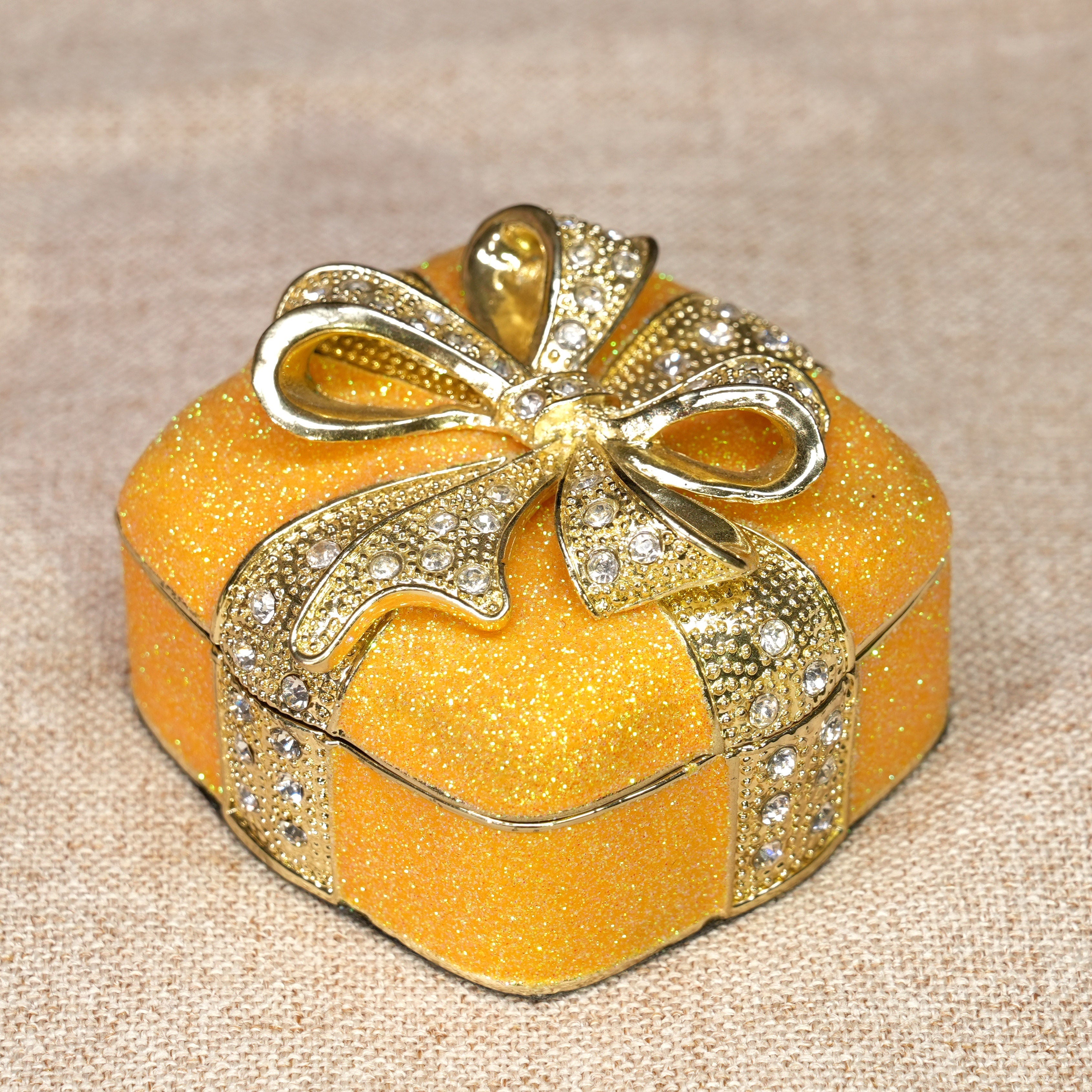 Heart-Shaped Gift Box Enamel Jewelry Box Lolita Decor Gift