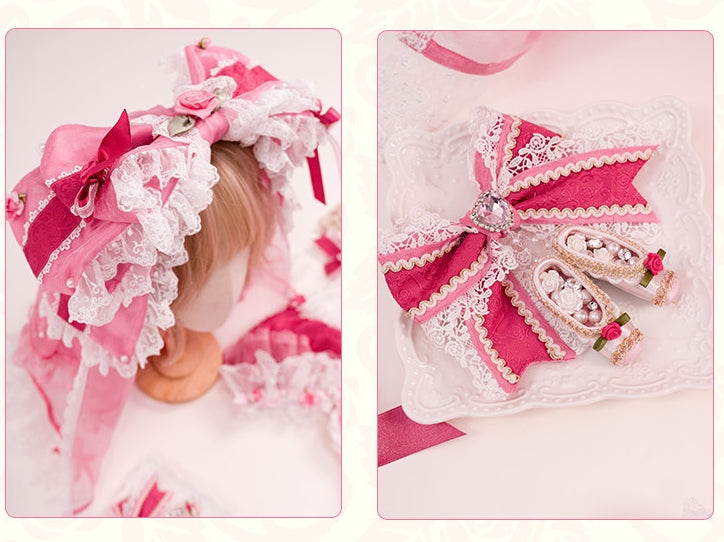 Jennifer x Barbie Collab Original Bridal Lolita Veil & Top Clip
