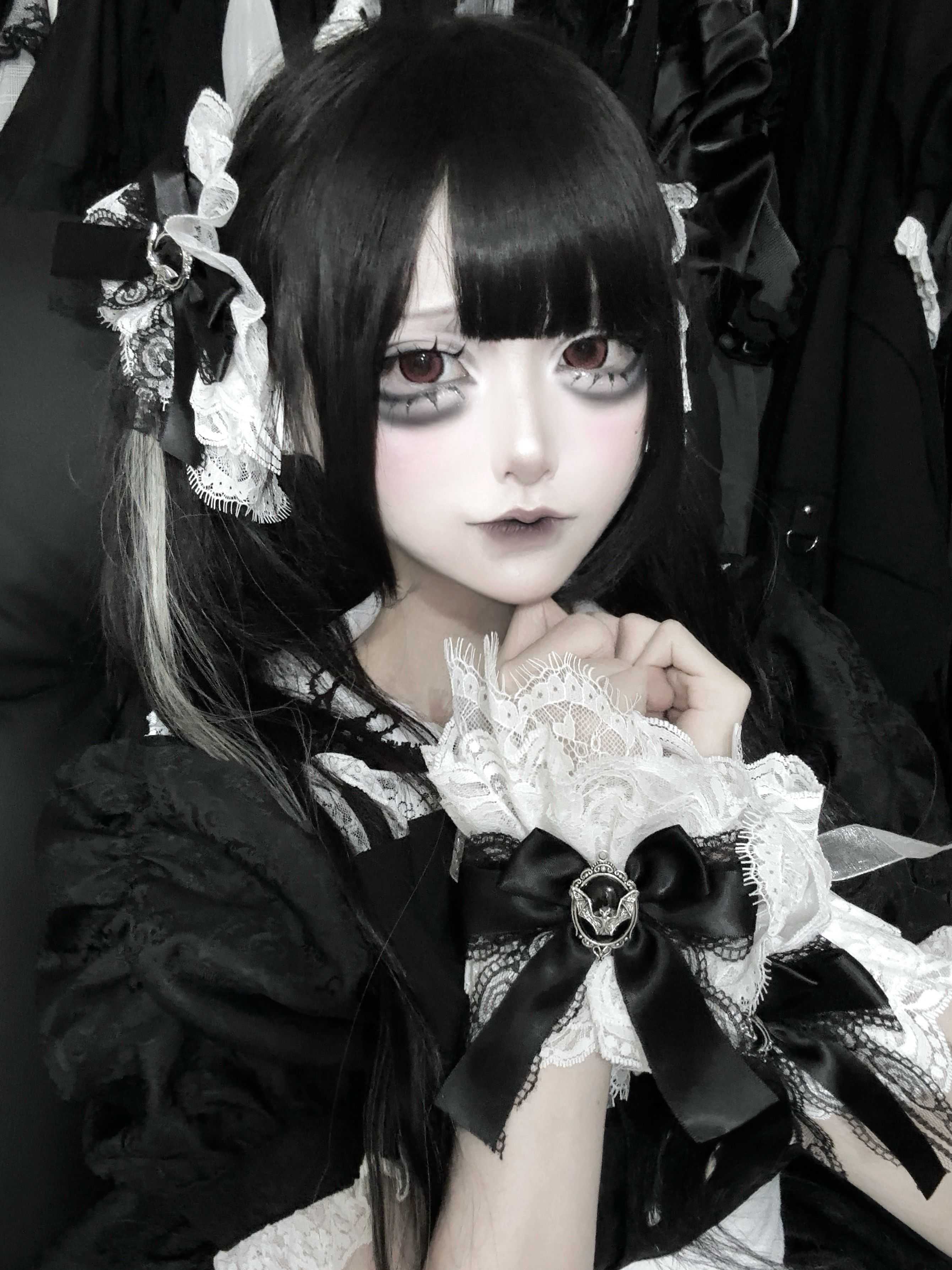 Lolita Y2K Lace Bow Hair Clips/Arm Sleeves