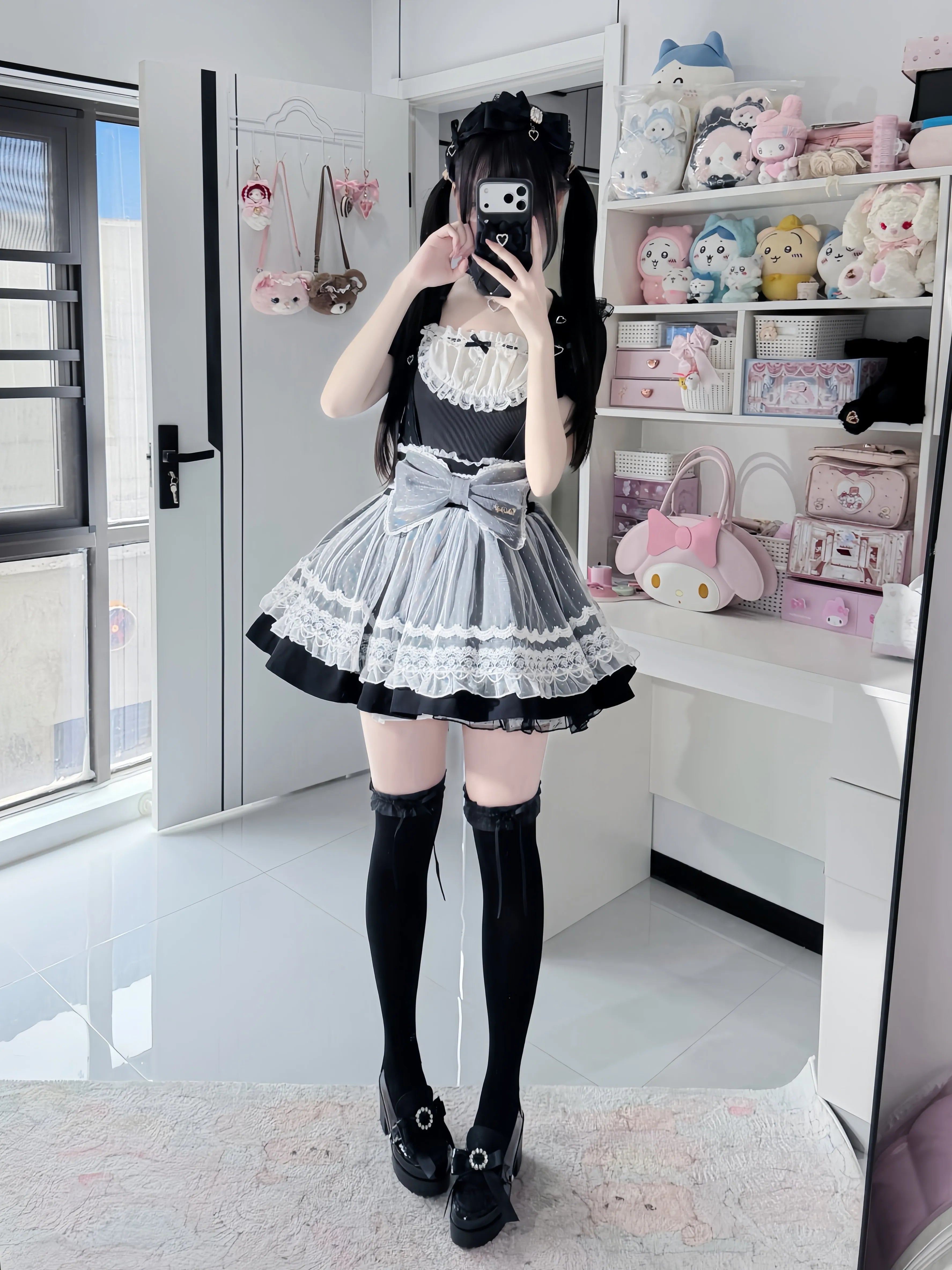 Little Cake Sweet Lace Ryōsangata Blouse