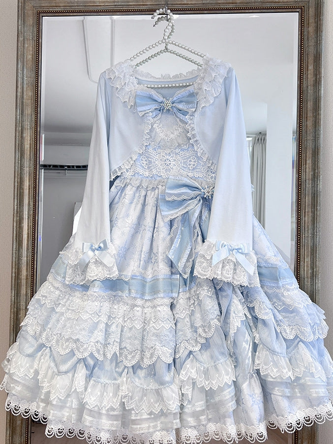 Sea Moon Princess Camisole Cardigan Dress
