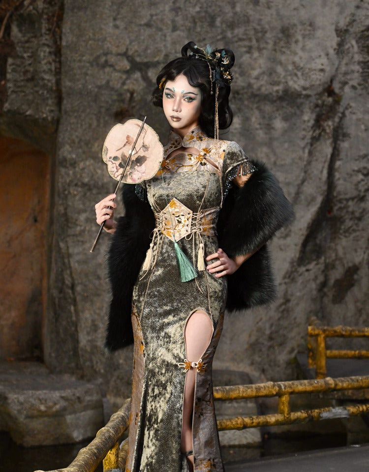Lolita Punk Cosplay Style Cheongsam Dress LE1006