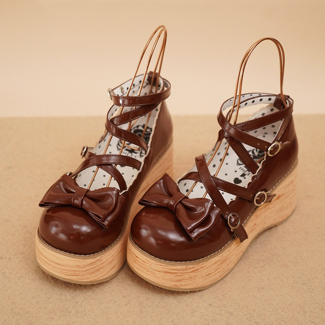 Tarta Tower Japanese Lolita Round‑Toe Platform Shoes