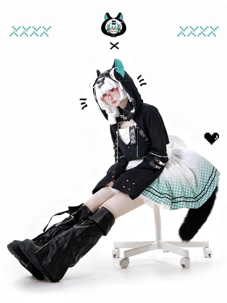 Cyber Cat Cosplay Cami Dress