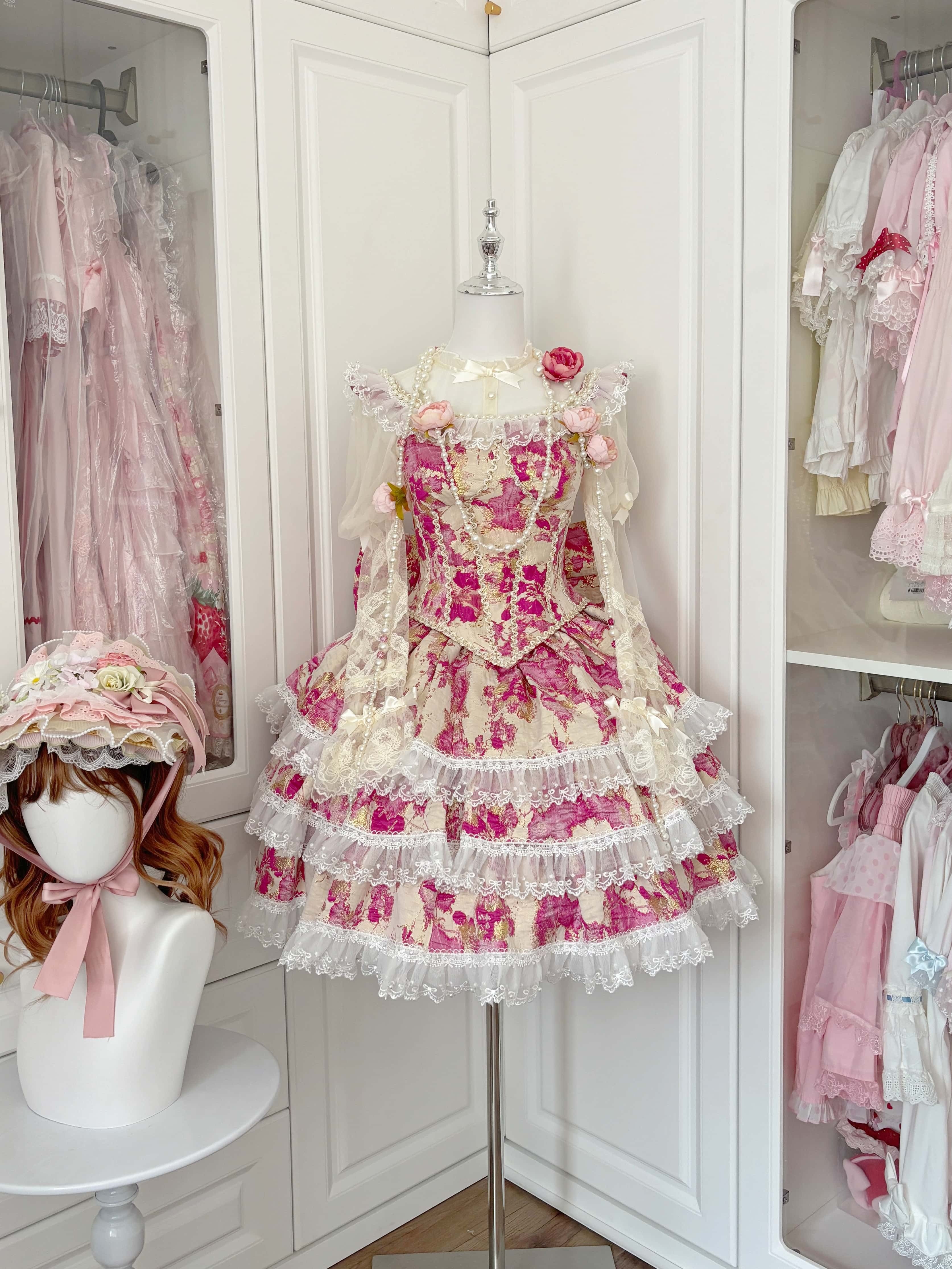 Miss Pistachio Lolita Pink JSK Dress