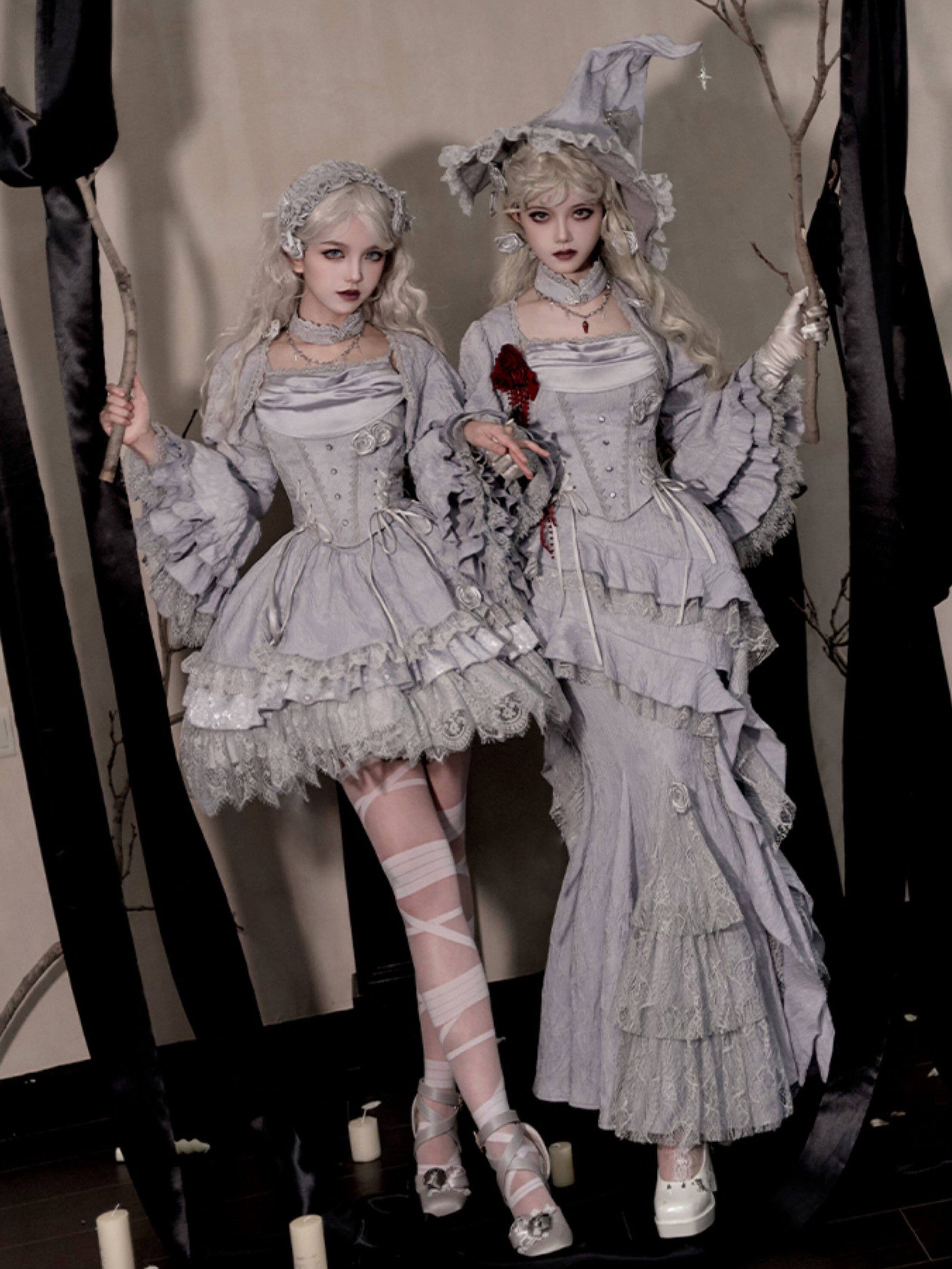 Twilight Lolita Gothic Corset & SK Set