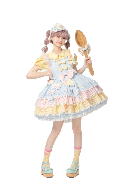 Lolita Sweet Macaron Color JSK LS1010