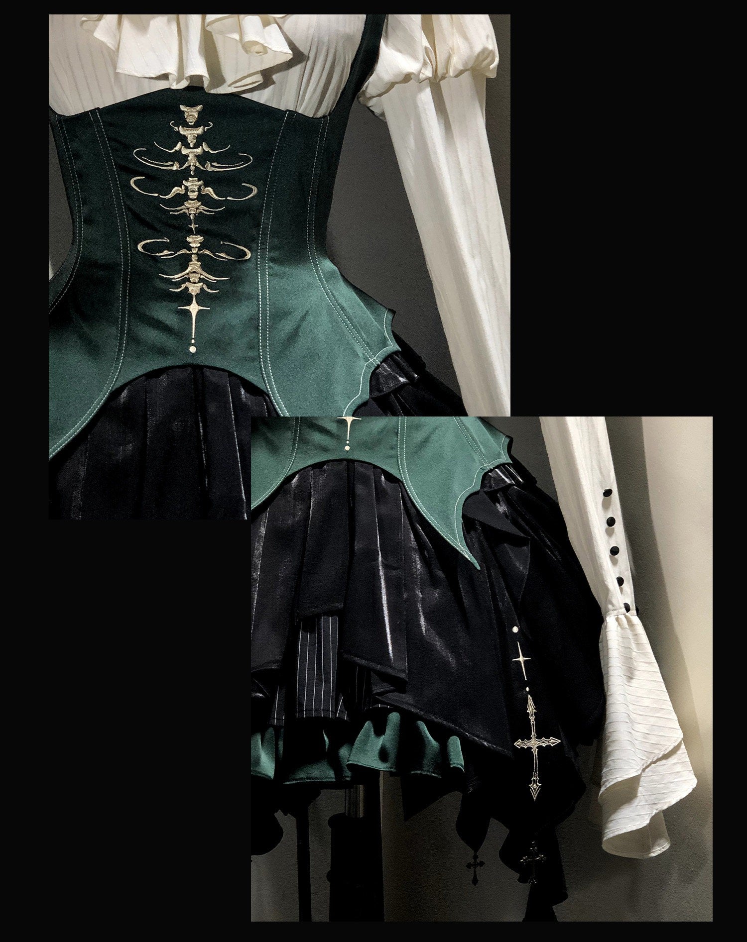 Upside-Down Curse Gothic Lolita Dress Set