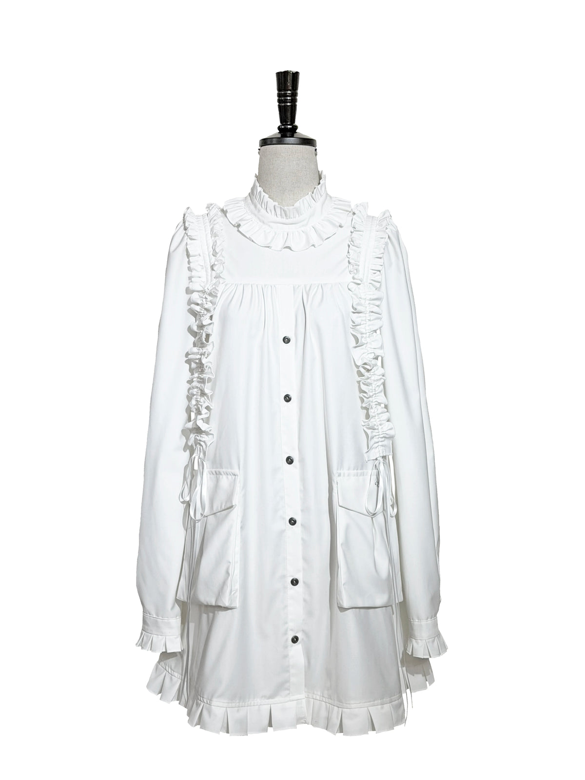 Cannoneer Lolita Steampunk Long Sleeve Black OP Dress Set
