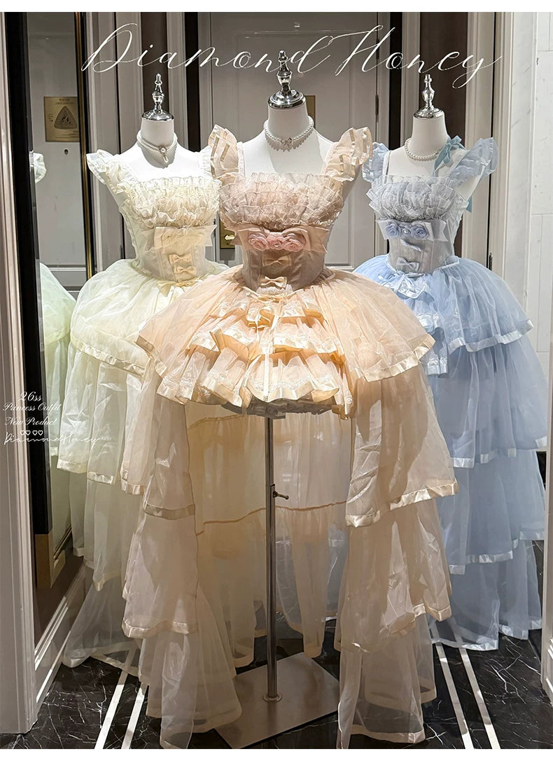 Mousse Love Song Short JSK Ballet Bridal Lolita Dress