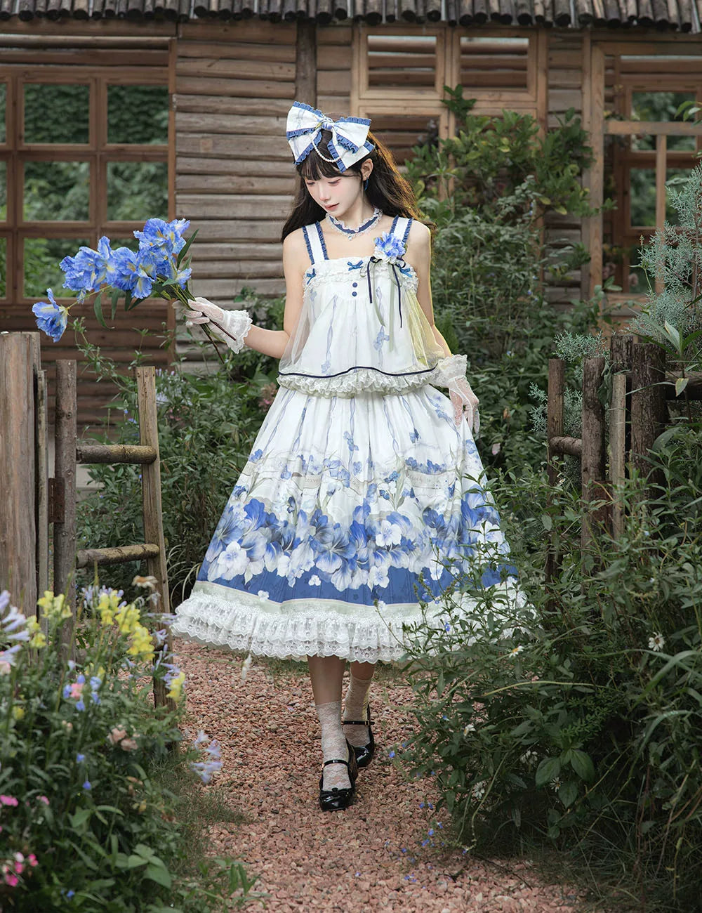 Blue Kite Lolita JSK Dress and Accessories Series