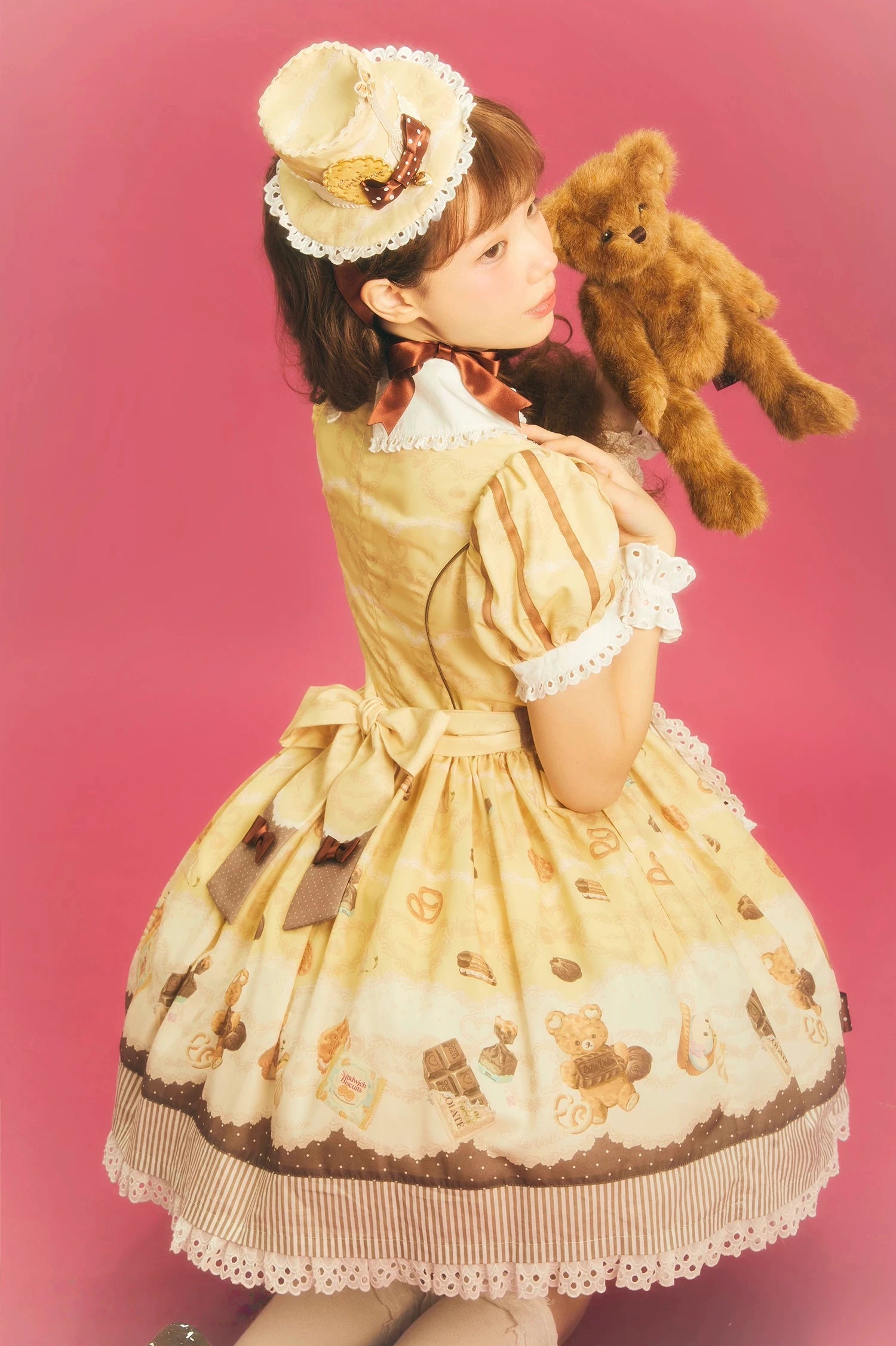 Patisserie Forever Happiness Lolita Yellow OP Dress Set