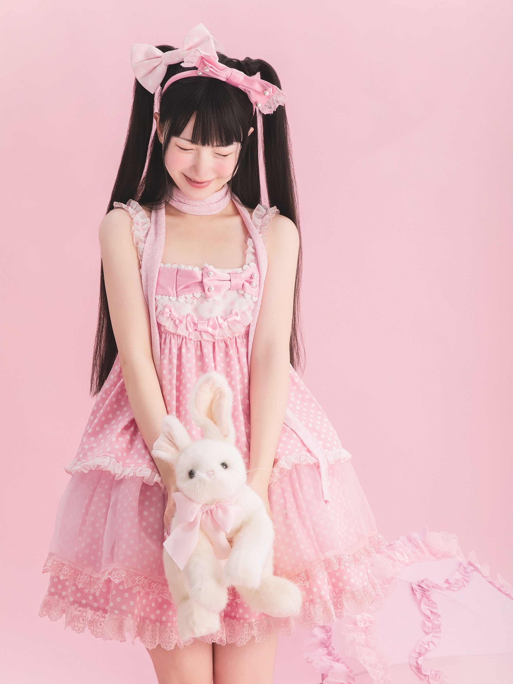 Candy Blog Lolita Pink Top & Skirt Set