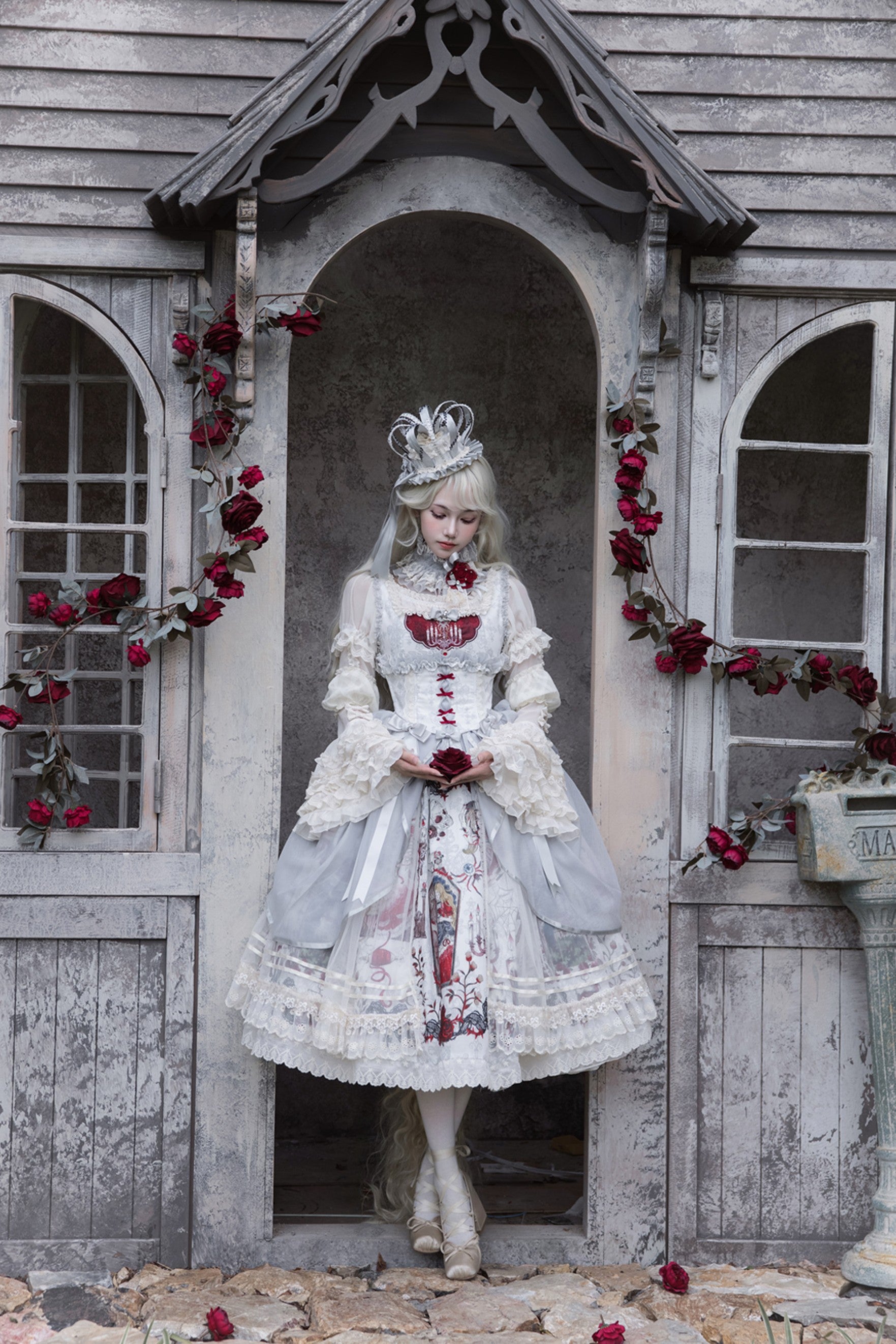 Sleeping Beauty Forest Fairy Tale Gothic Lolita JSK Dress