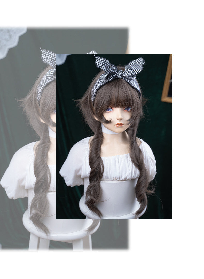 Lolita Cool Brown Long Layered Jellyfish Cut Wig