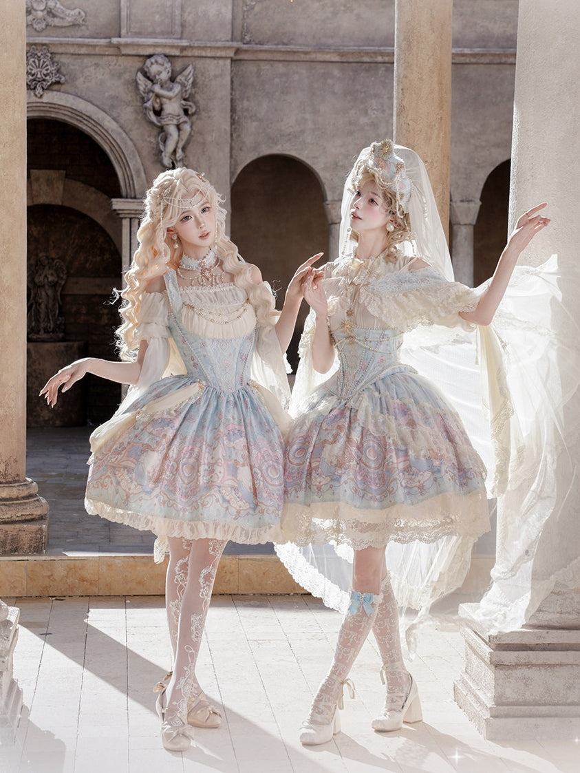 Moon‑Veil Zodiac Elegant Retro Ancient‑Greek Lolita Accessories