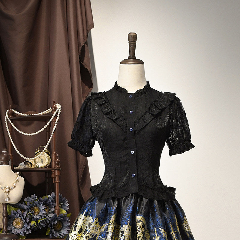 Tale of the Raven Goddess Original Gothic Lolita JSK/OP Dress