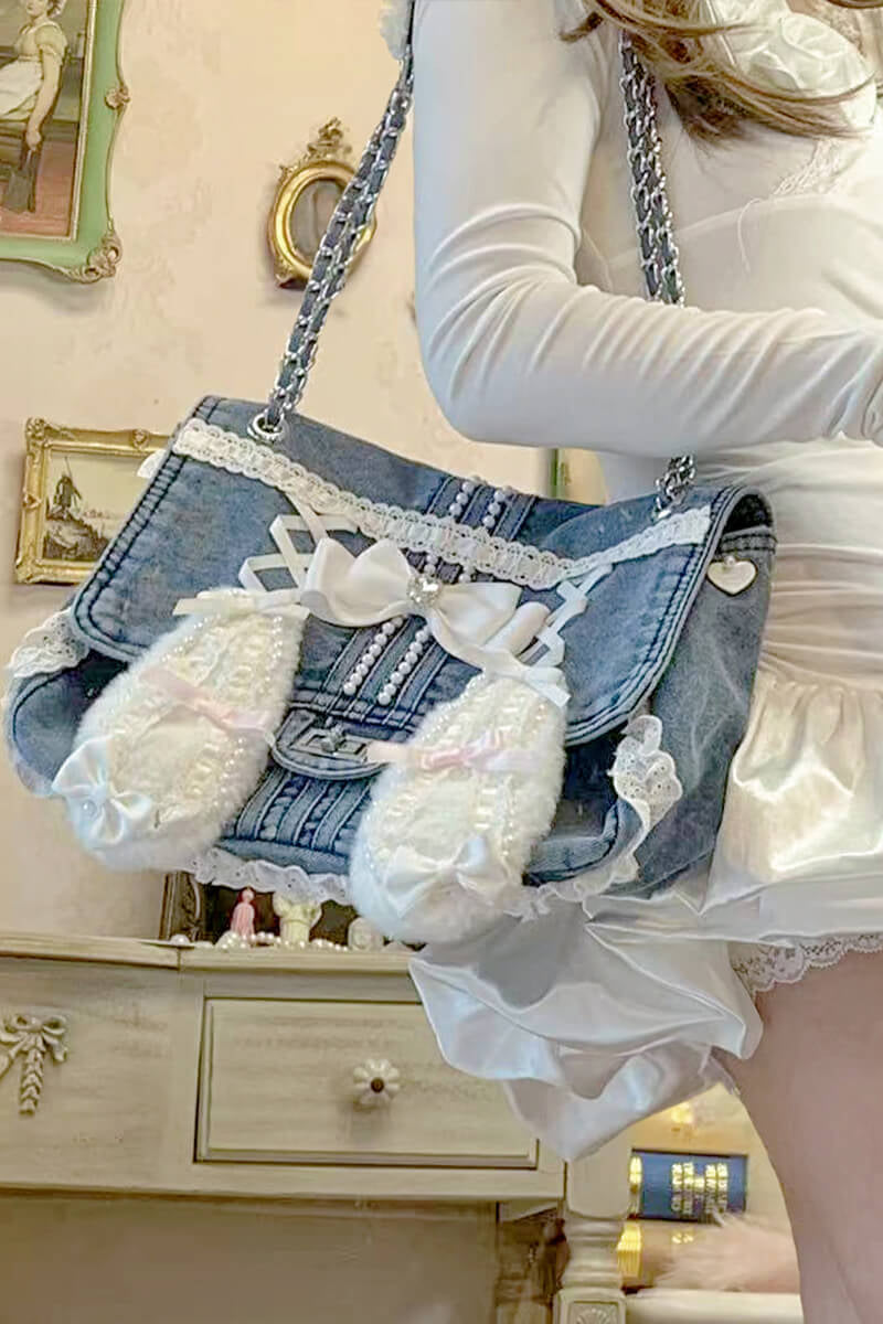 Rabbit Ear Chain Shoulder Bag