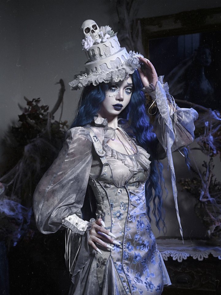 Zombie Bride Gothic Shirt & Dress Set