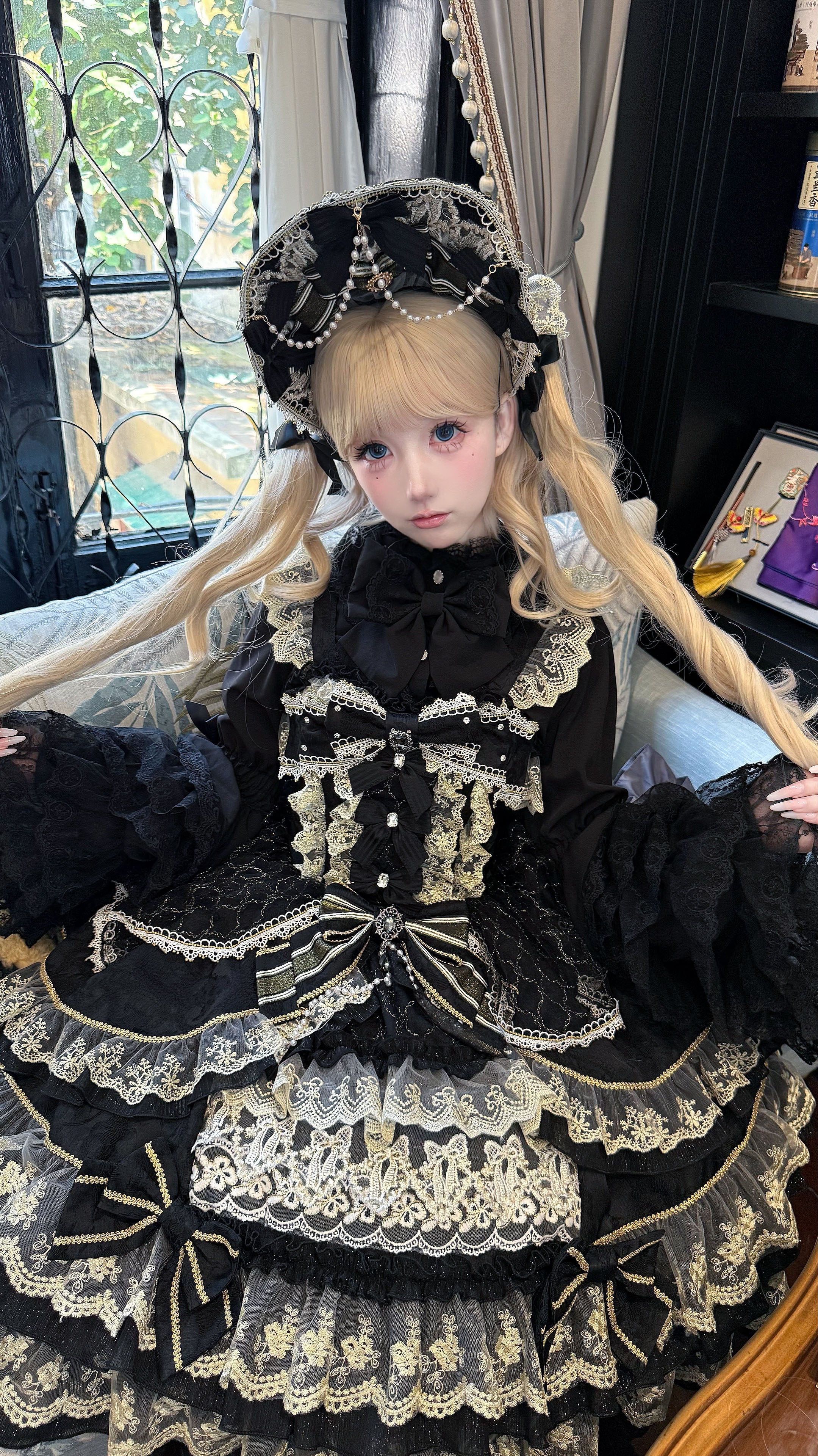 Crown of Gems Lolita Blue JSK Dress