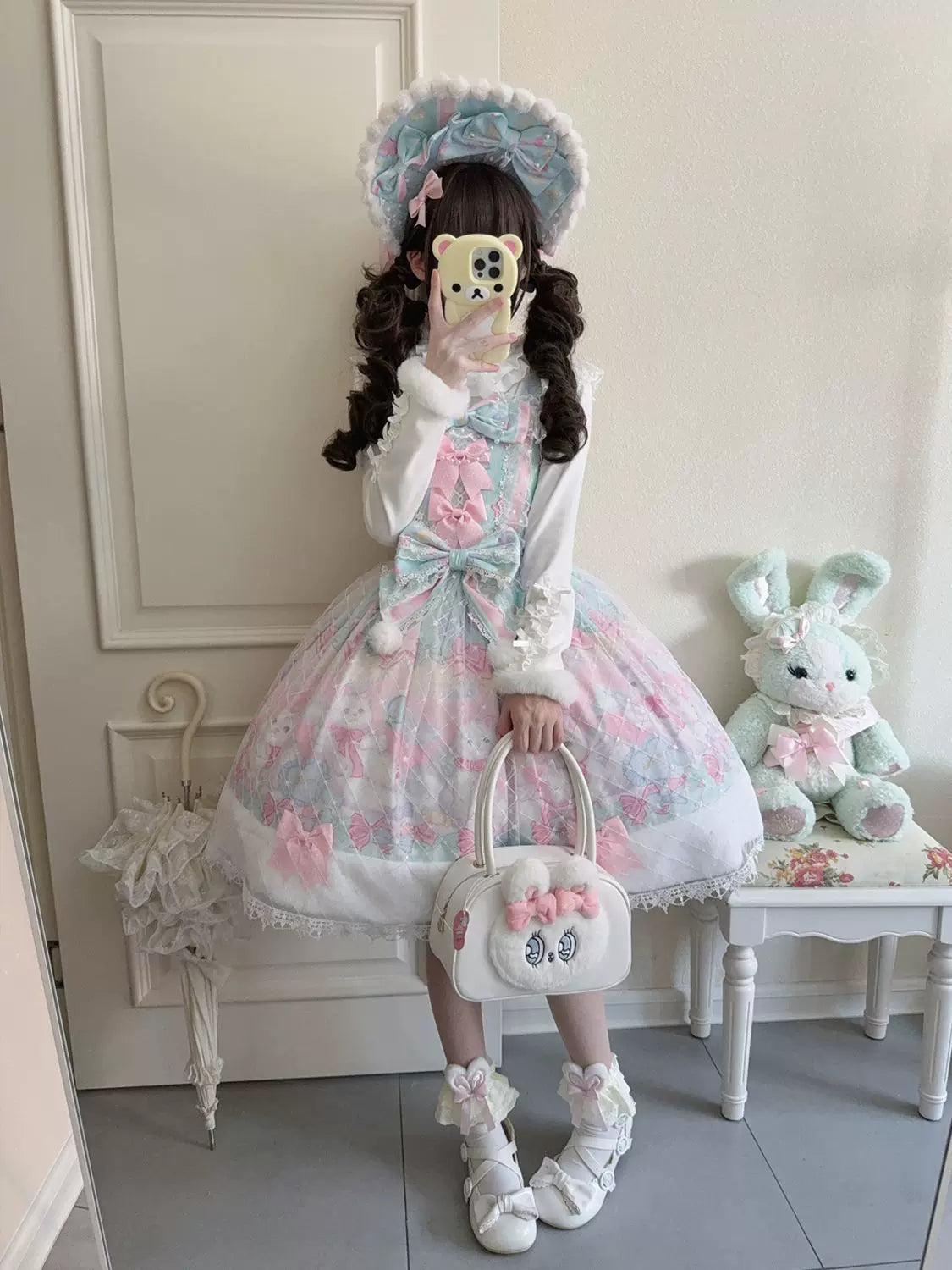 Candy Marie Cat Sweet Lolita JSK Suspender Dress