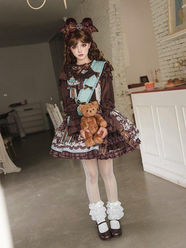 Bear Cocoa Doll-like Lolita Suspender Dress