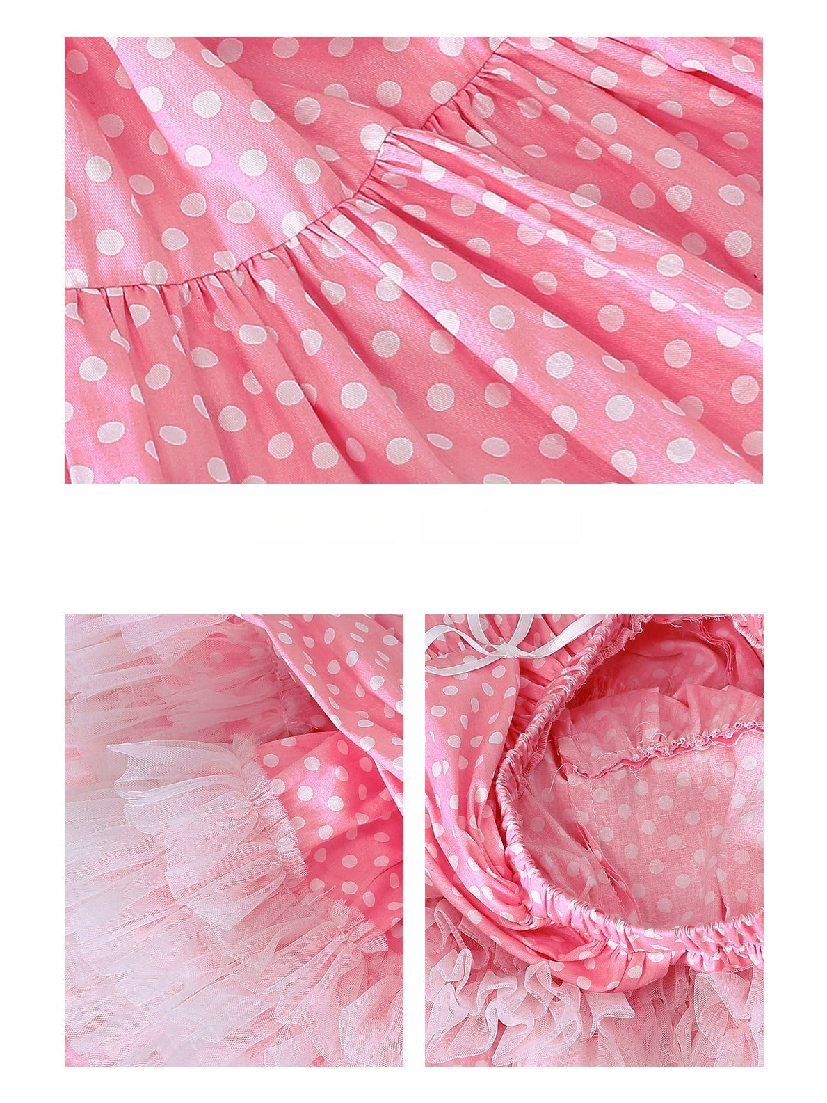 Candy Cottage Showa Retro Pink Polka Dot Set