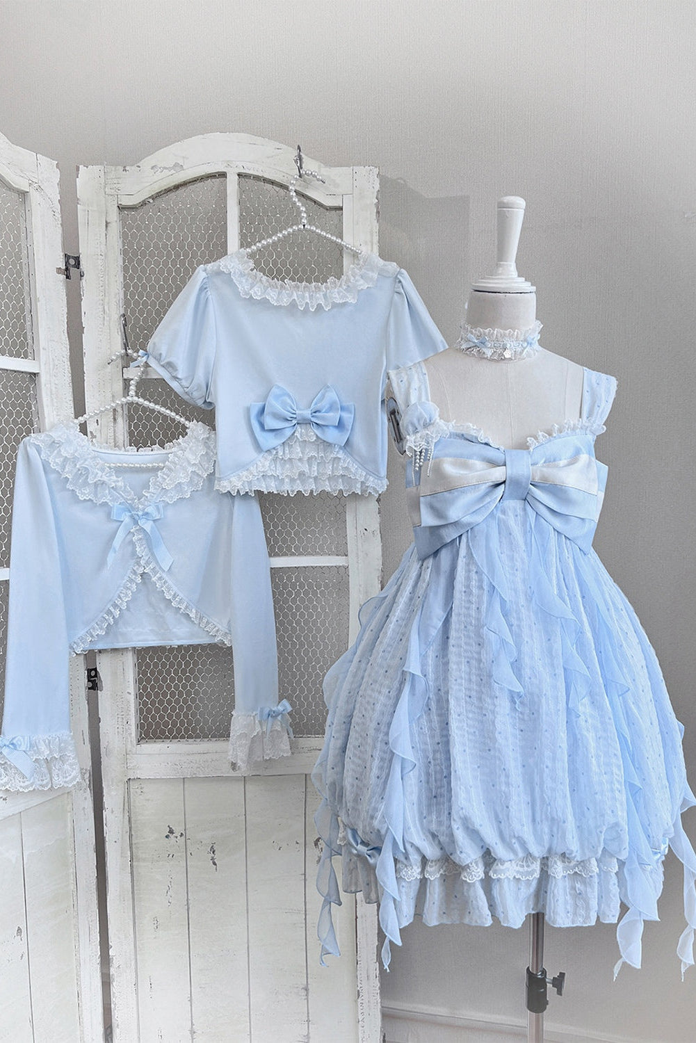 Sea Moon Princess Camisole Cardigan Dress