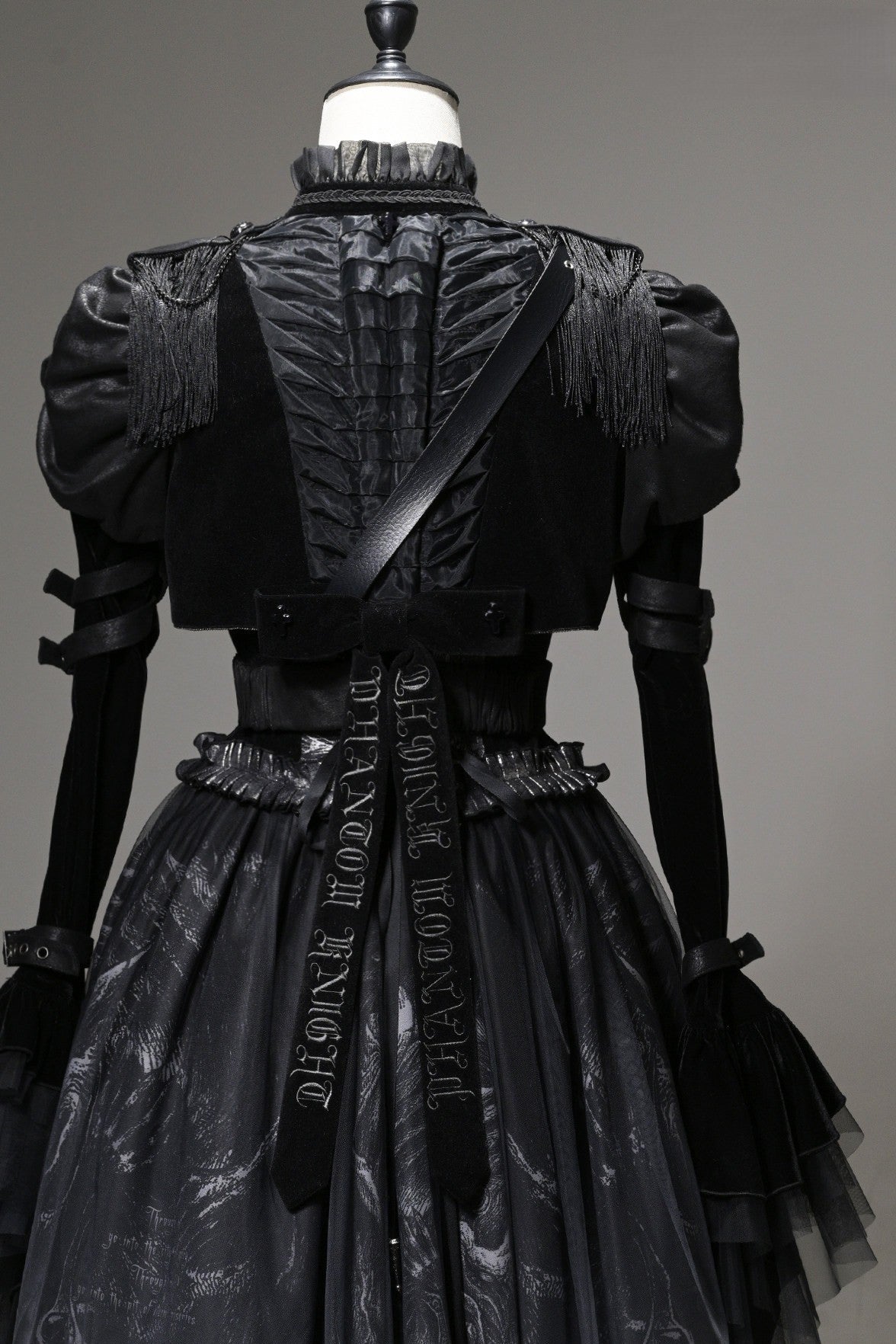 Ghost Knight Gothic Style Dress Set