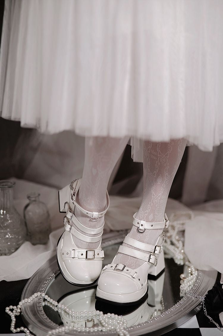 Lolita Japanese Mary Jane Elegant High Heels LE5021