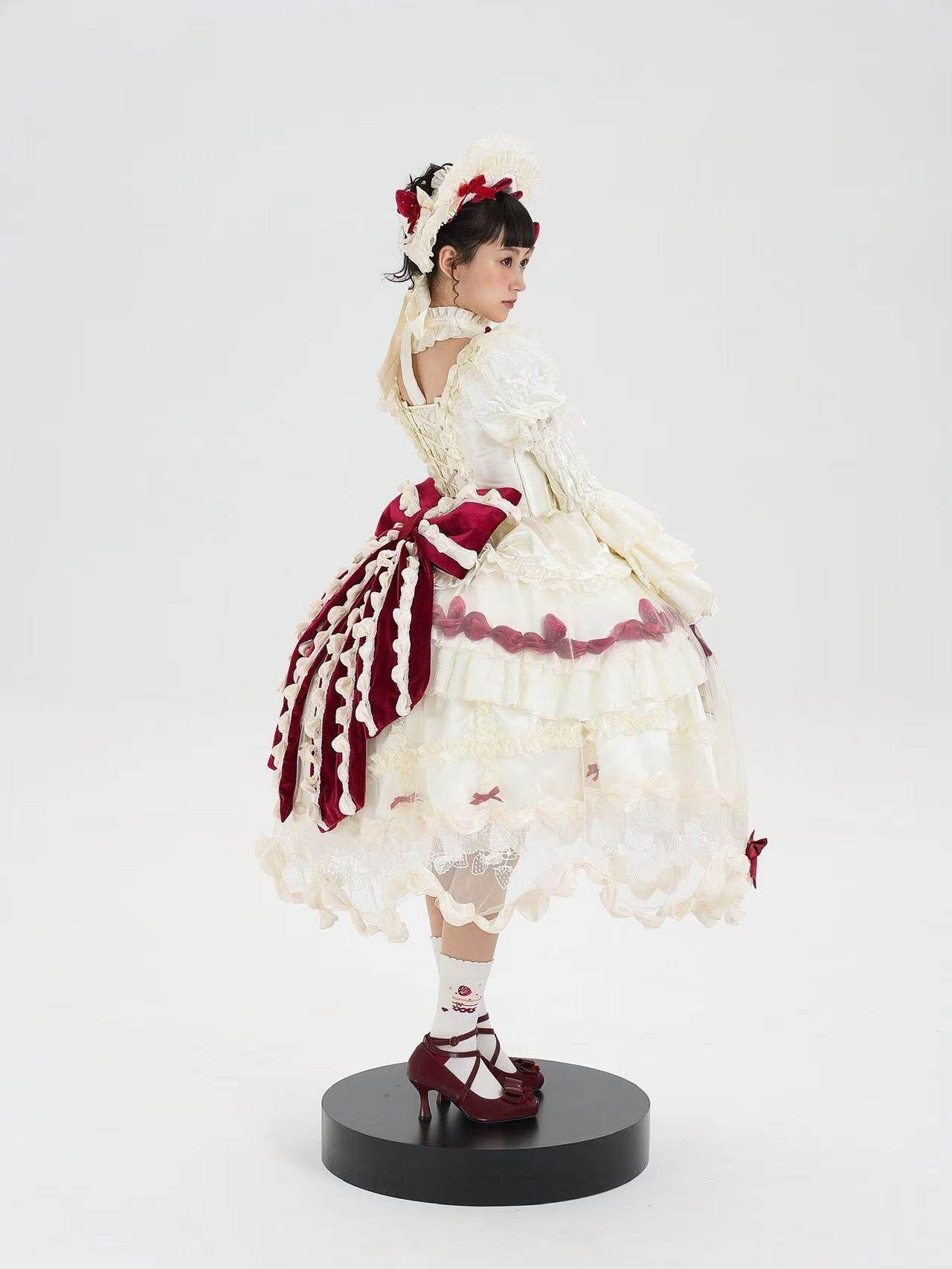 Strawberry Cream Cake Lolita OP Dress Set